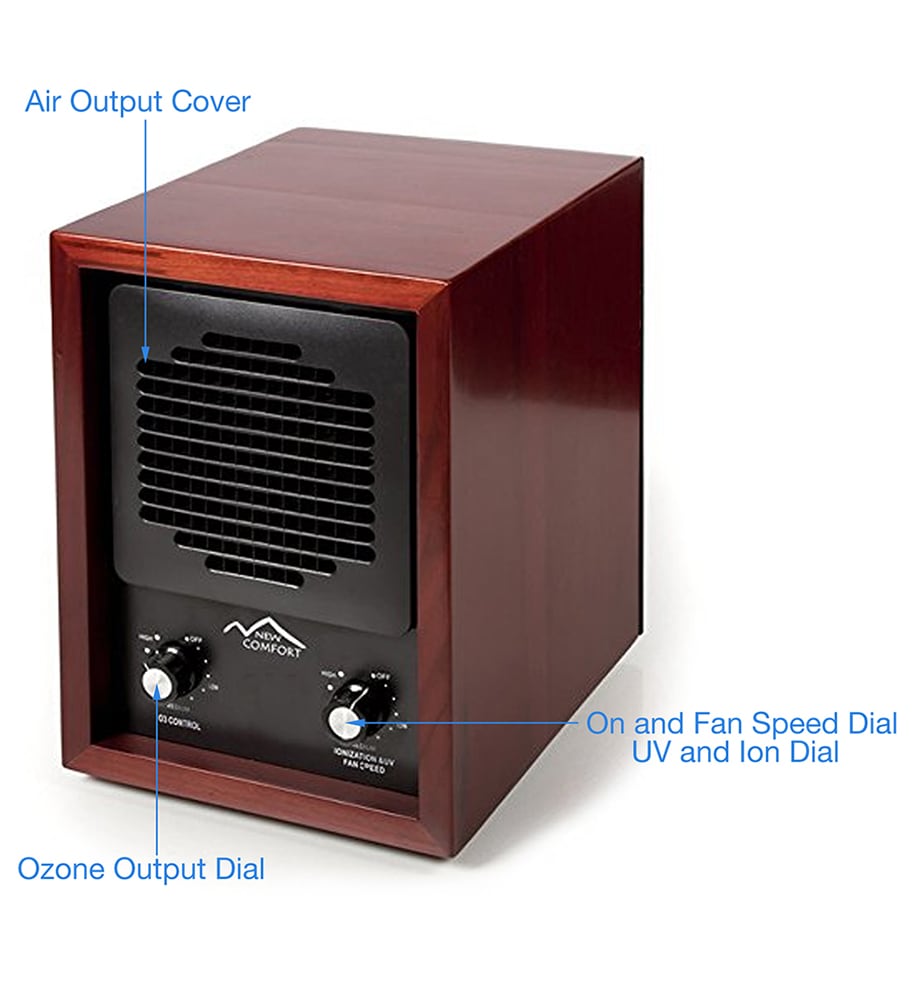 O3 Breeze-50 Plug-In Adjustable Ozone Air Purifier