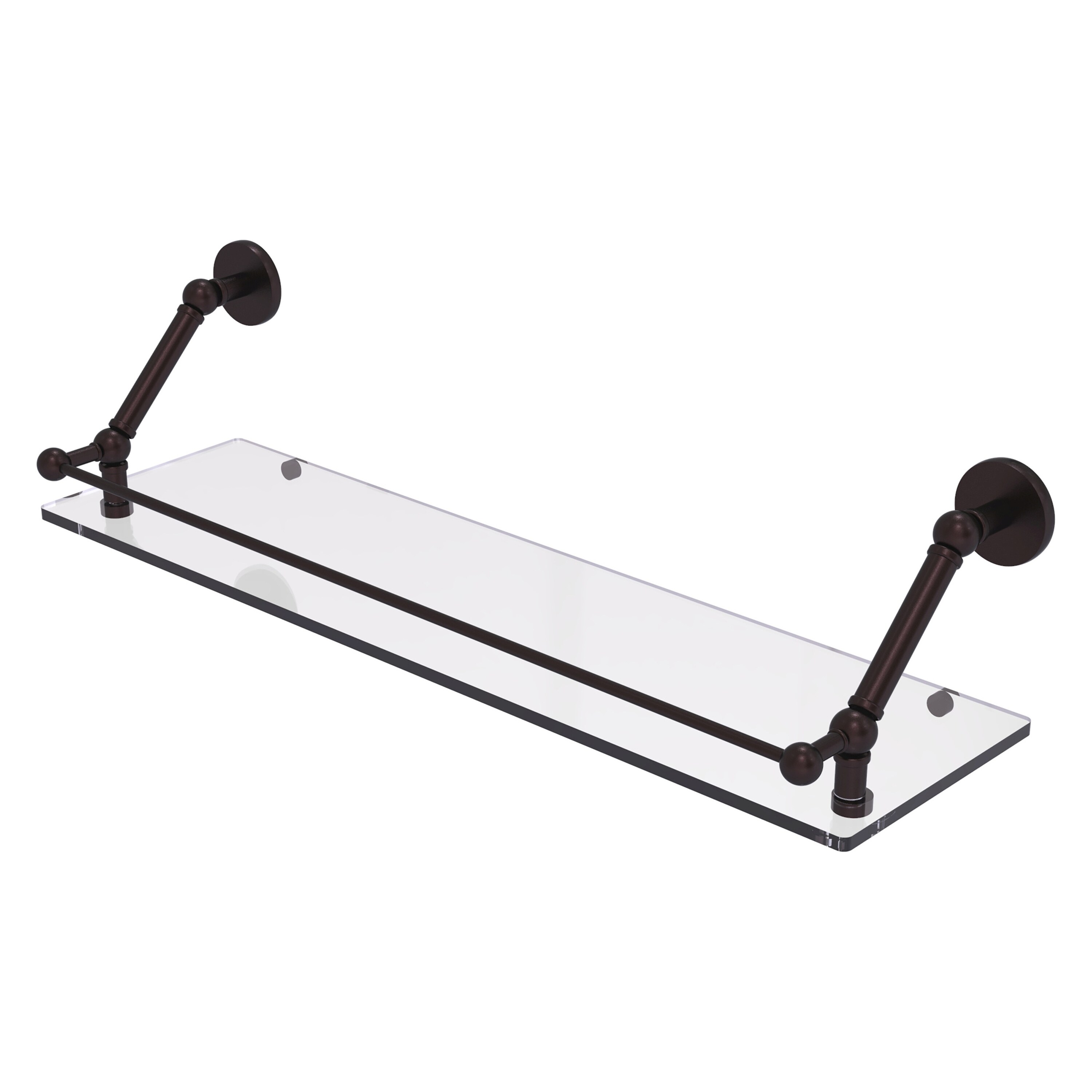 Allied Brass P1000-1-30-GAL-ABZ Prestige Skyline Antique Bronze Wall mount Bathroom Shelf ( 30-in x 8-in x 8-in )