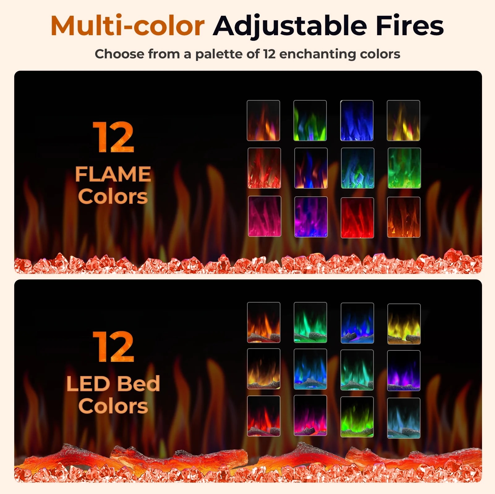 Antarctic Star LSAS-850C3 Electric-Fireplaces - View #3