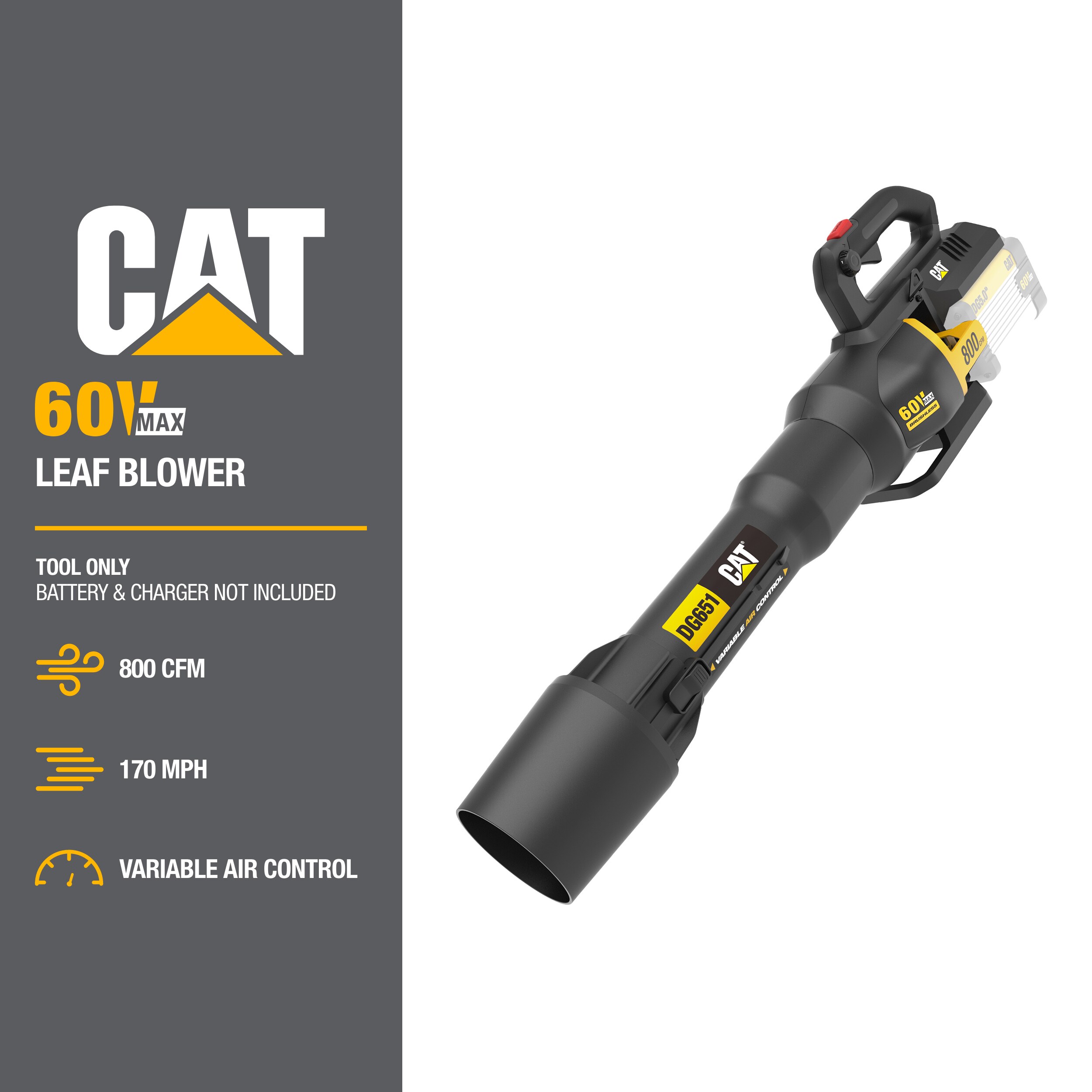 CAT DG651.9 Cordless-Electric-Blowers - View #2