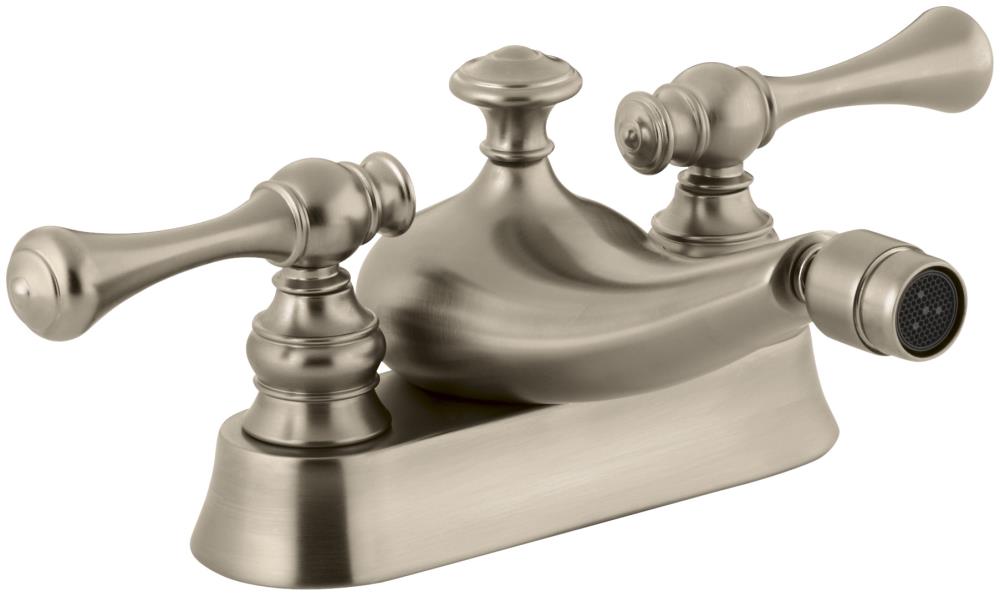 KOHLER Revival Vibrant Brushed Bronze Horizontal Spray 2-hole Bidet ...