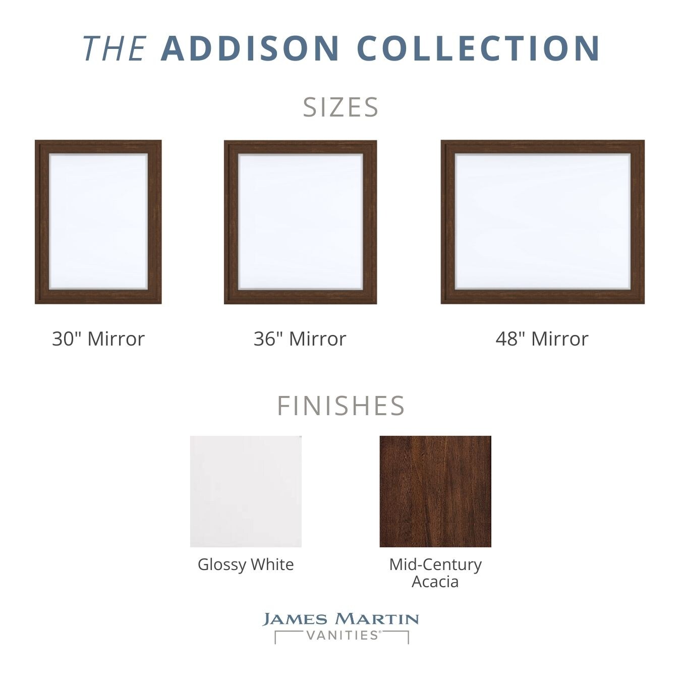 James Martin Vanities E444-M36-GW Framed-Bath-Mirrors - View #9