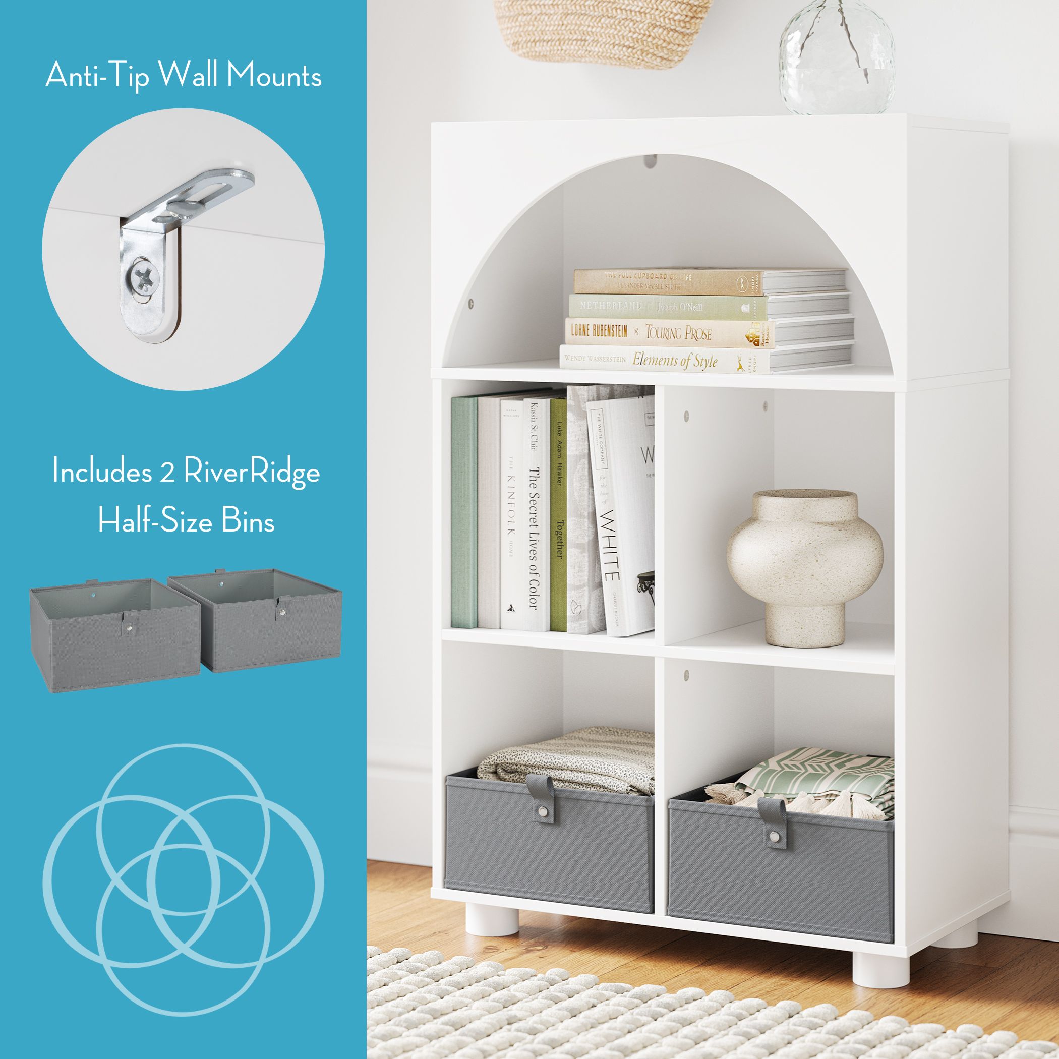 RiverRidge 16-054K bookcases - View #4