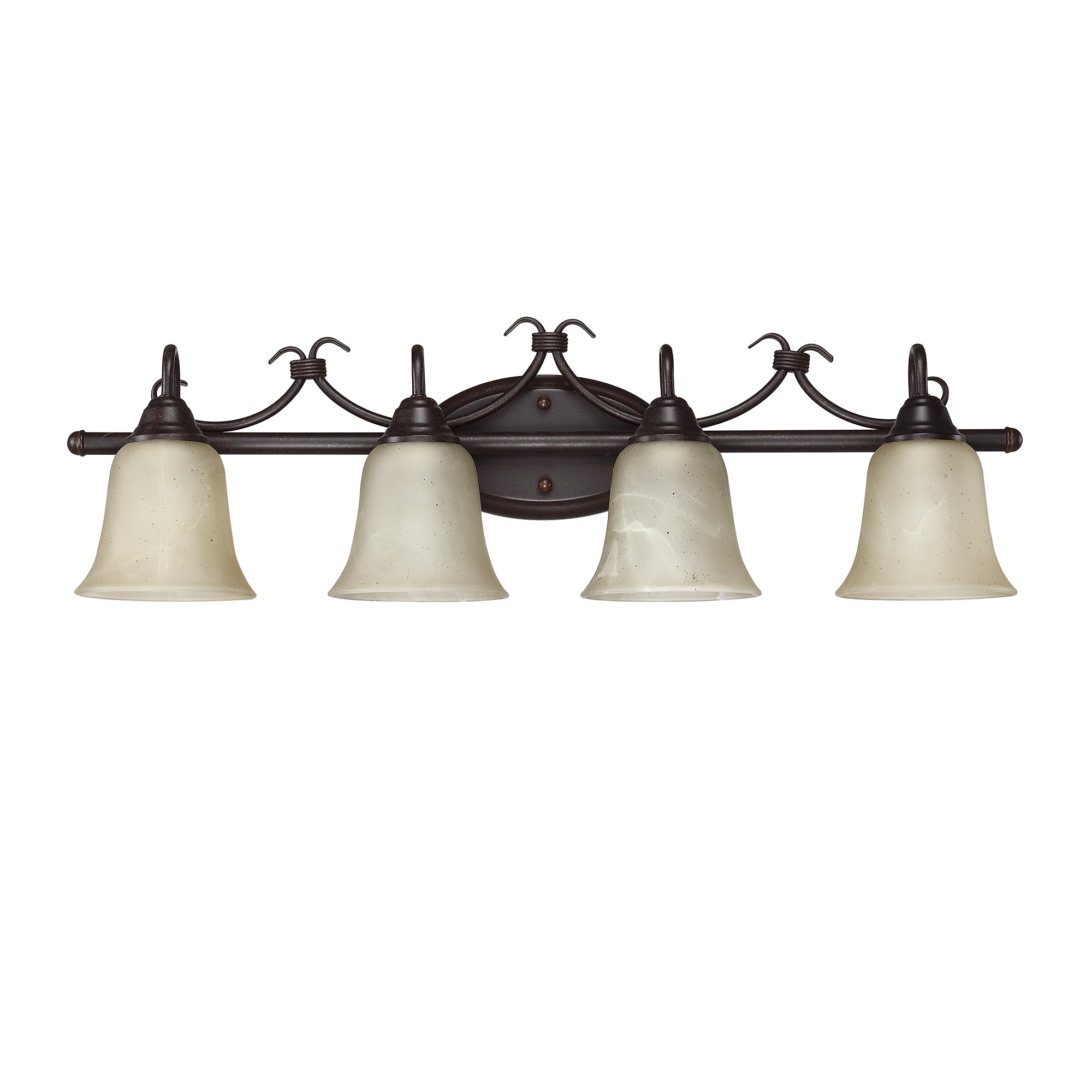 Hukoro 31.89-in 4-Light Antique Bronze Farmhouse Vanity Light F46814-QC ...