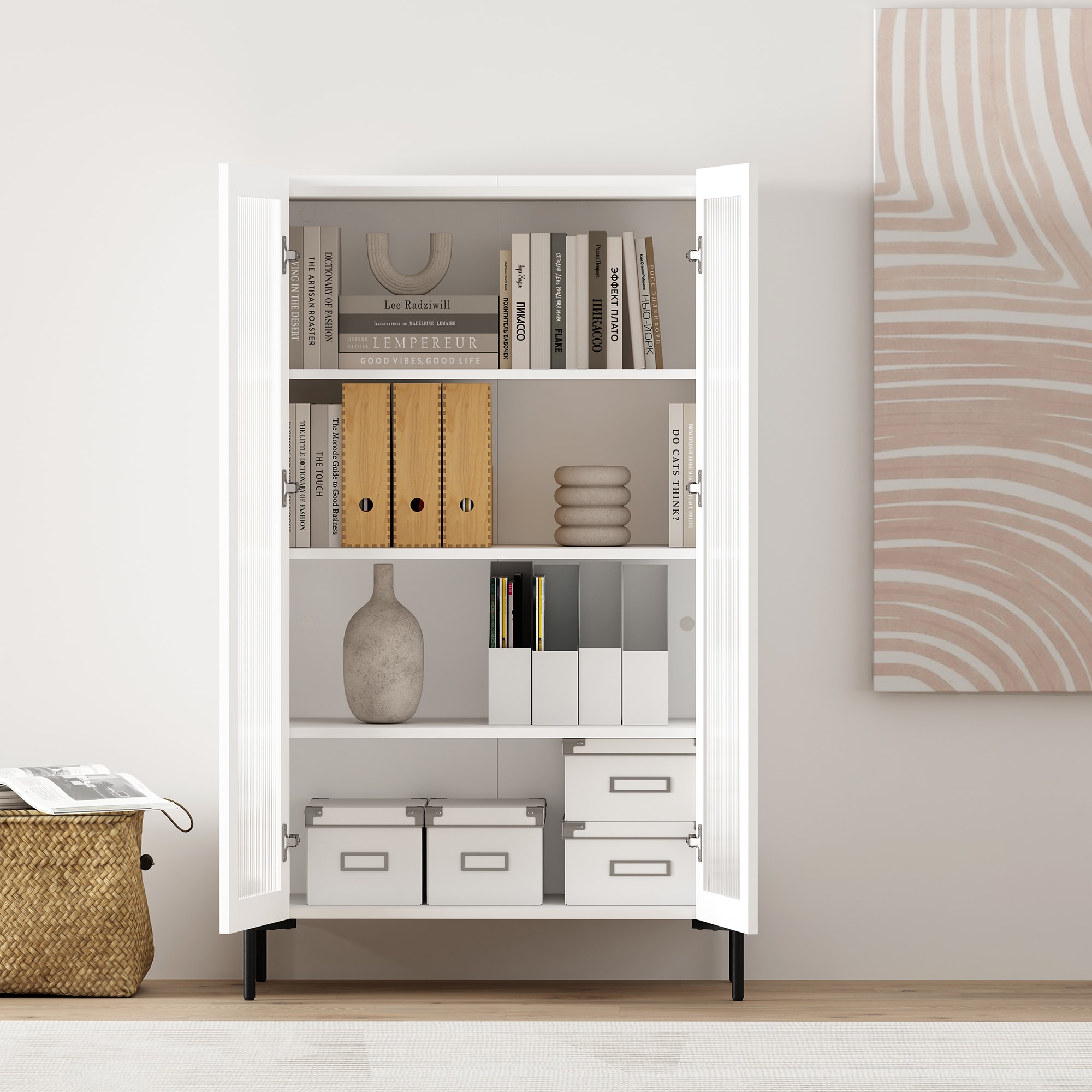 Manhattan Comfort 2-AFBC042-WH Home-Office-Furniture-Sets - View #14