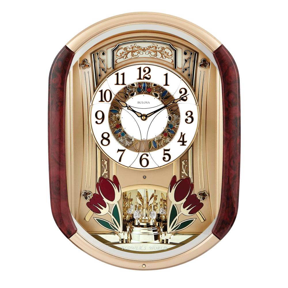 Bulova Fantastic Analog Rectangle Wall Clock in the Clocks department at  