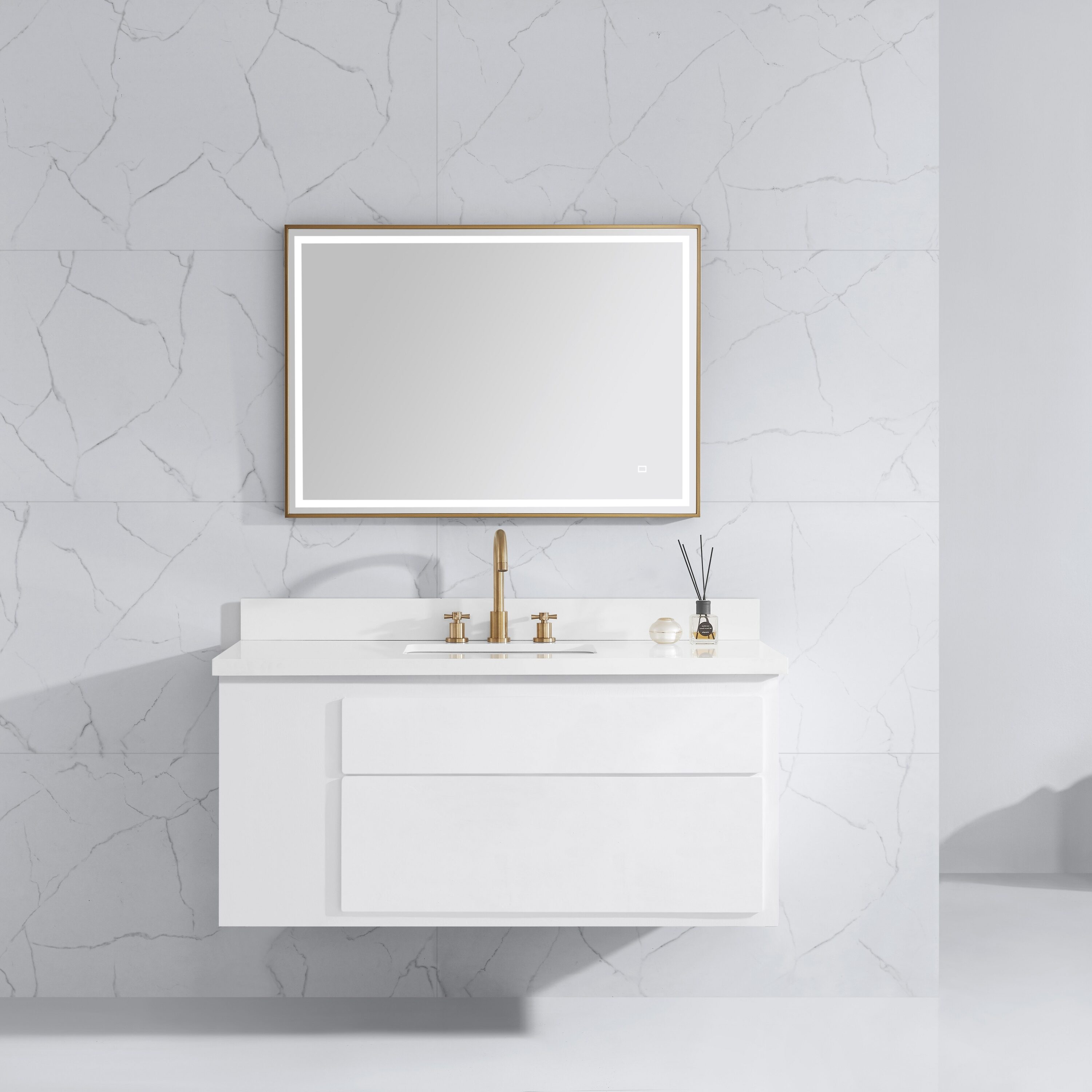 Avanity LED-M39-BG Framed-Bath-Mirrors - View #3