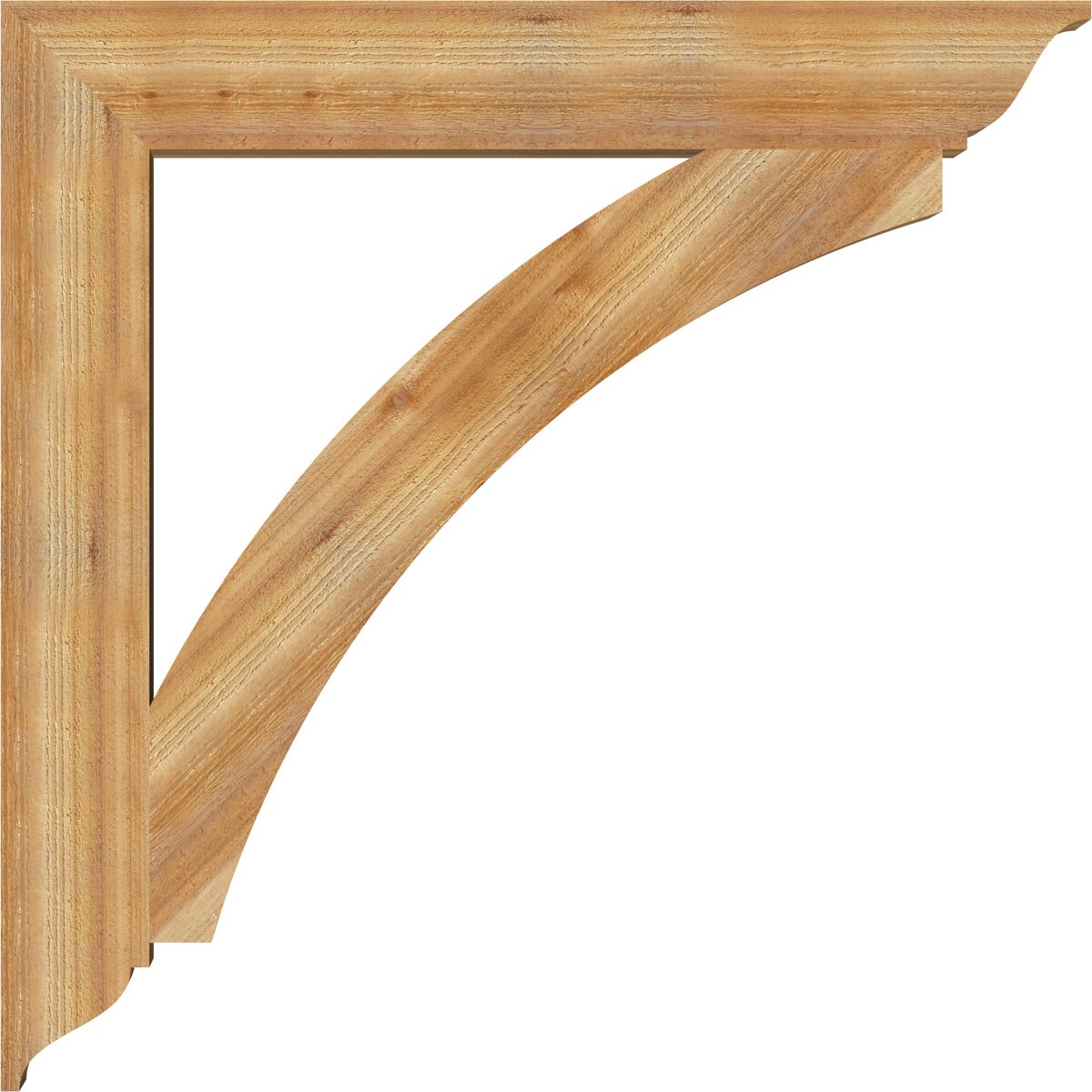 Ekena Millwork BKT06X44X44THR01RWR Exterior-Brackets-Braces - View #3