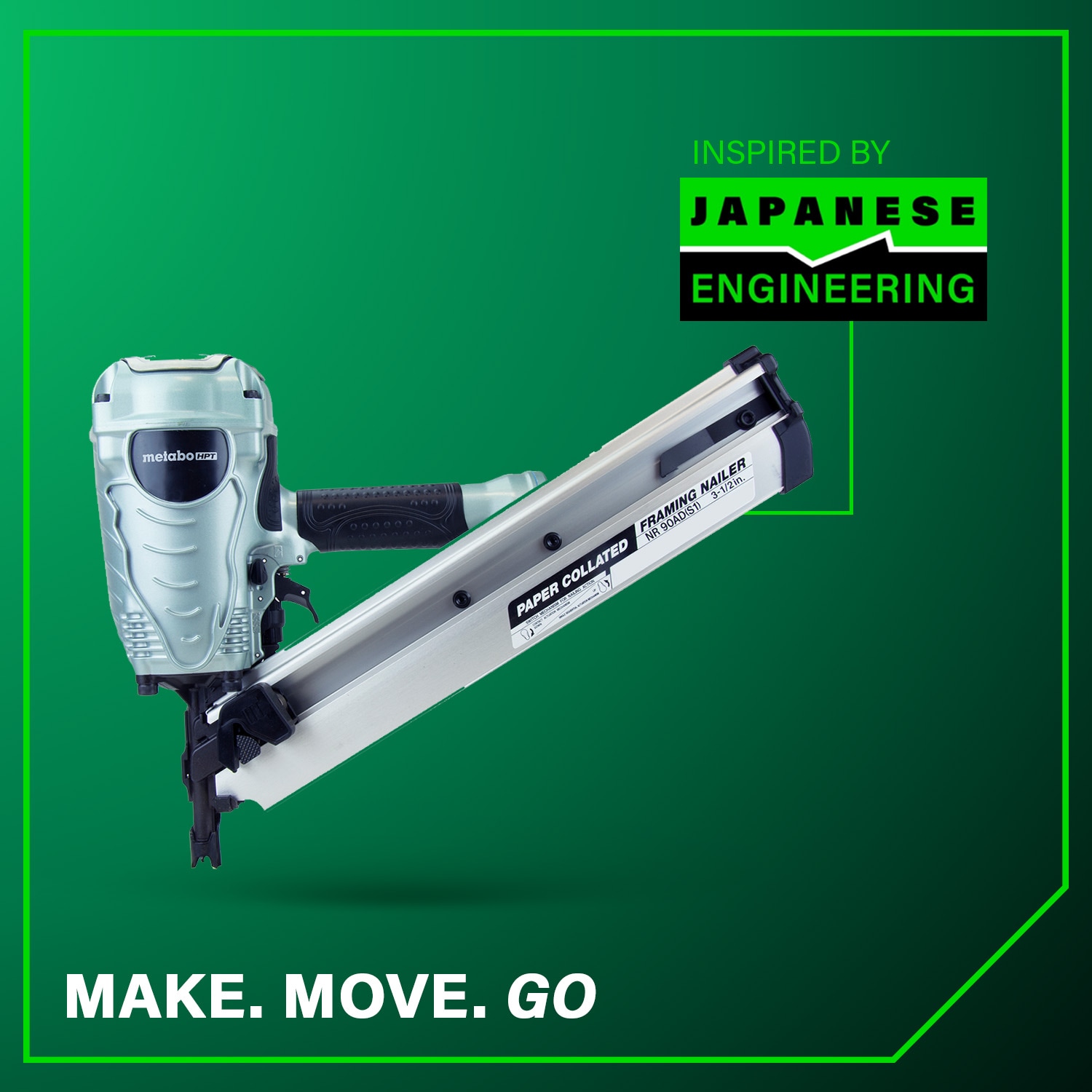 Metabo HPT NR90ADS1M Cordless-Nailer - View #10