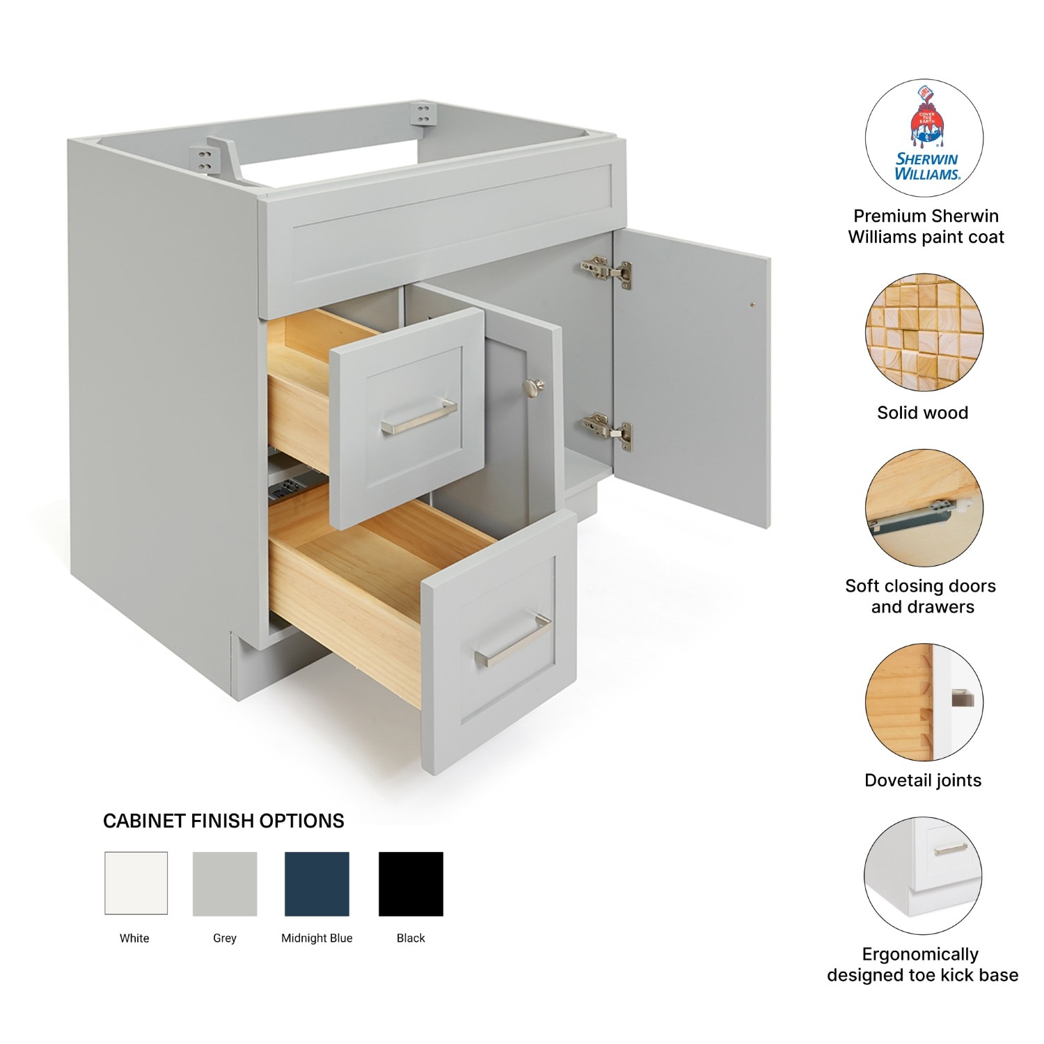 ARIEL F036S-R-BC-GRY vanities - View #5