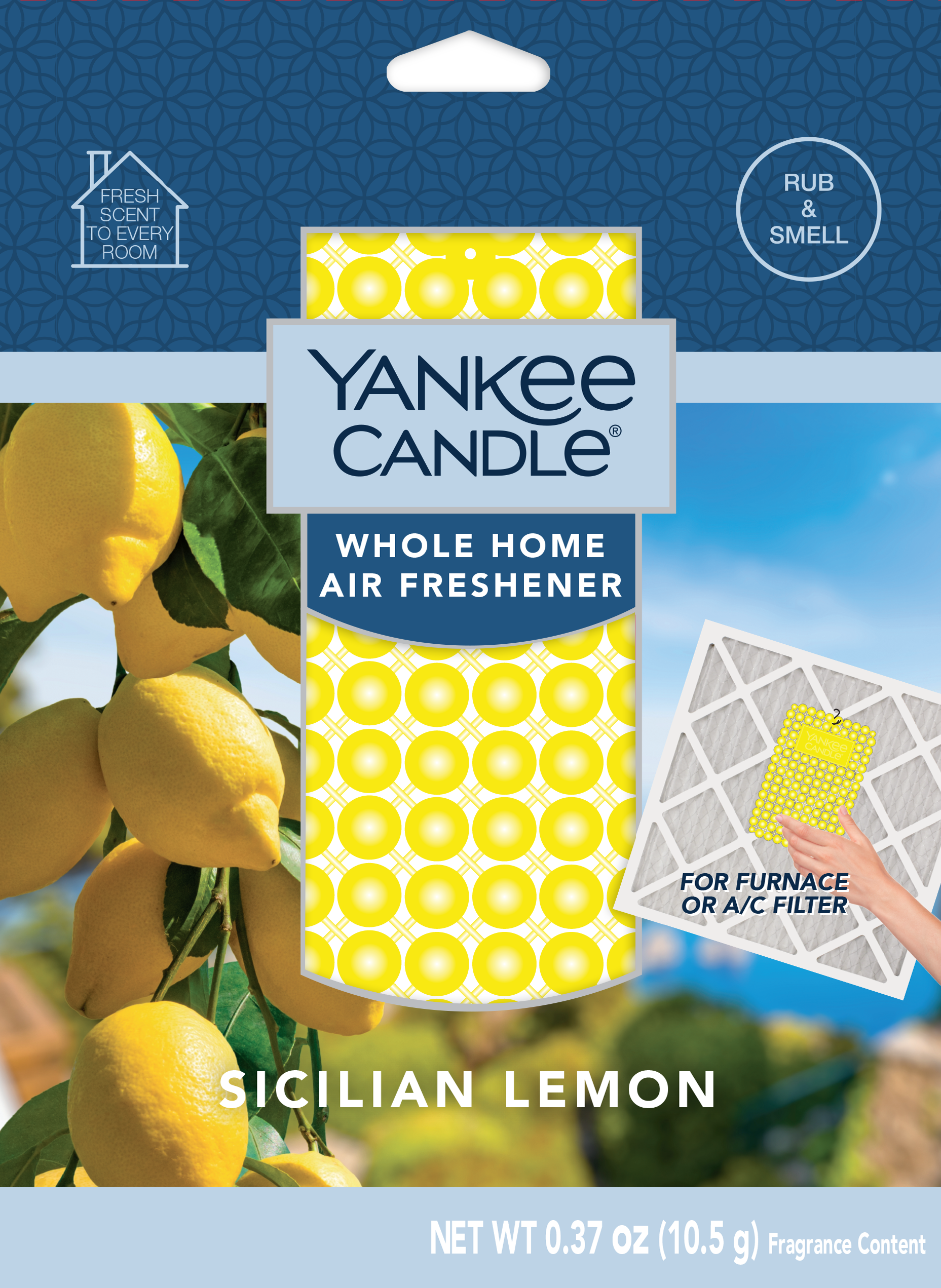 Yankee Candle Whole Home- Sicilian Lemon Air Filter Freshener in the Air  Filter Accessories department at