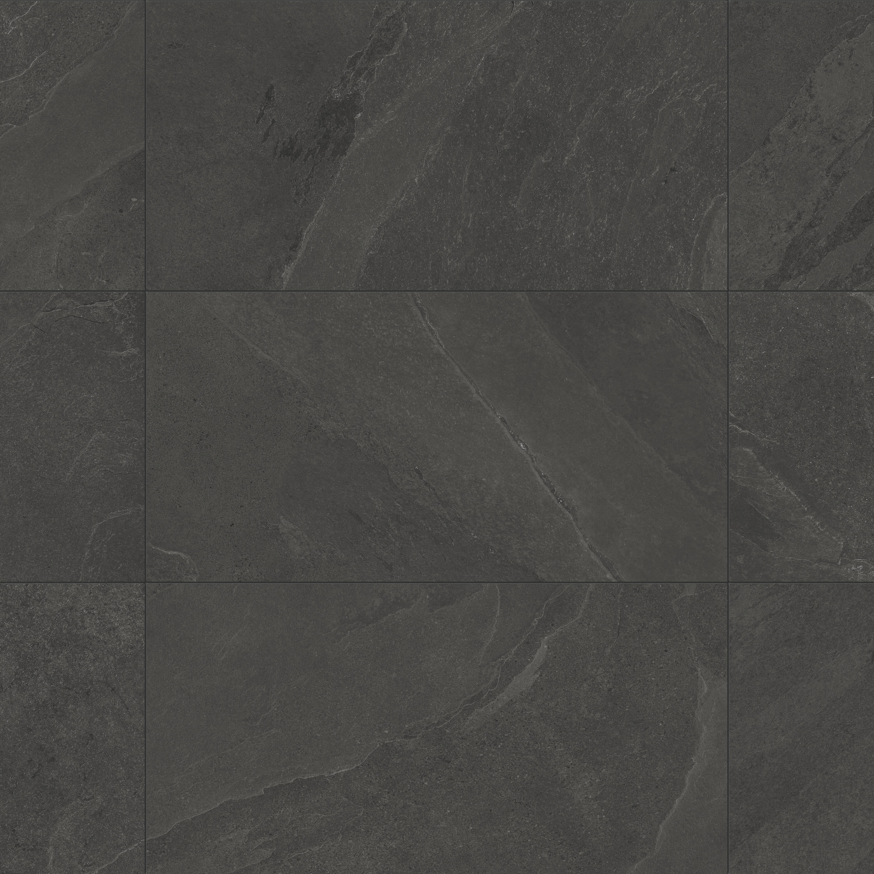 Gios Graphite 12-in x 24-in Matte Porcelain Stone Look Floor and Wall Tile (1.93-sq. ft/ Piece) Marble | - Satori 1001-0373-0