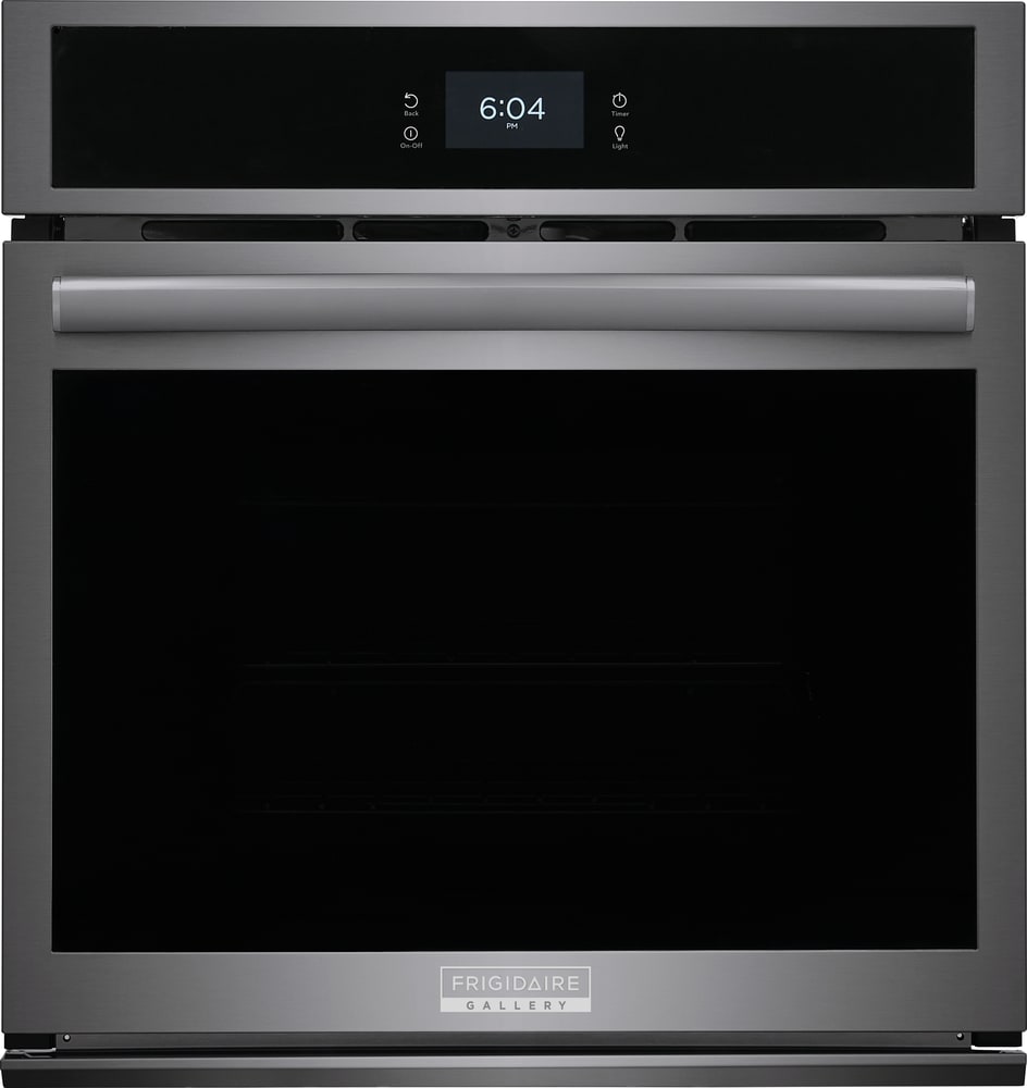 Frigidaire GCWS2767AD Gallery 27 inch Single Electric Wall Oven with Air Fry True Convection and Self + Steam Cleaning ( Fingerprint Resistant Black Stainless Steel )