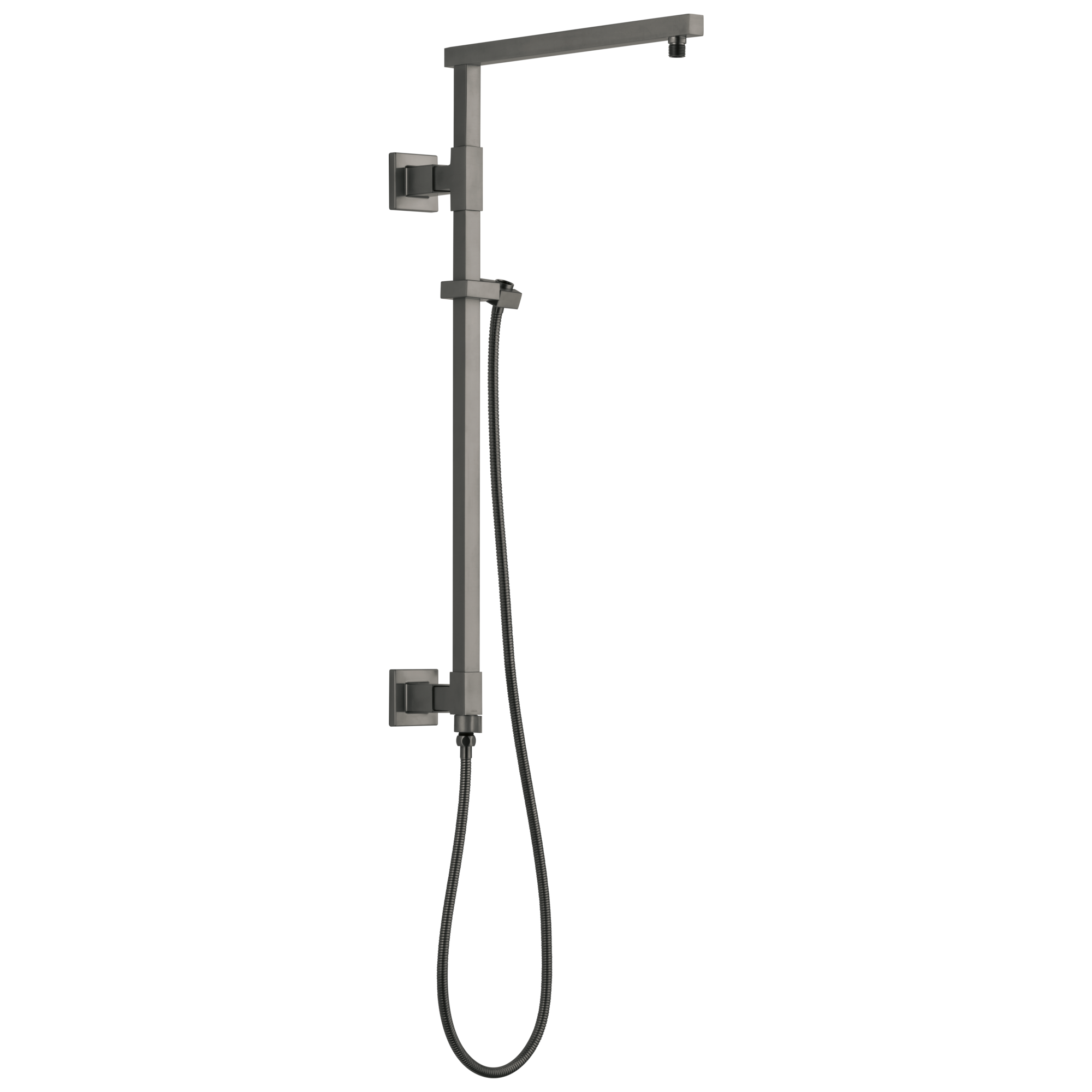 Delta 58420-KS-PR Universal Showering Components Lumicoat Black Stainless Universal Bathtub/Shower Shower holder with hose 0.5-Inches -ID