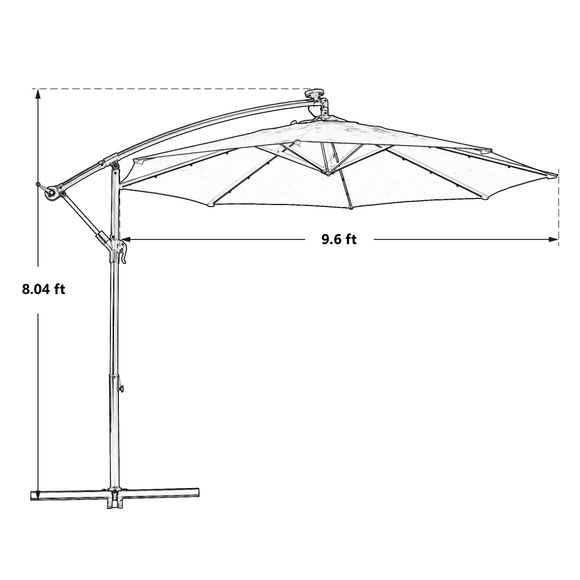 Clihome CH-H4L-NY Umbrellas-2 - View #4