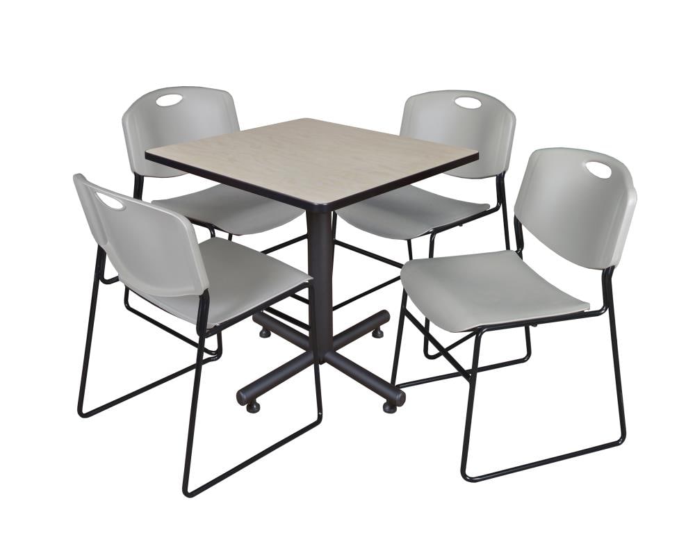 Regency TKB3030PL44GY Breakroom Off-white 4-Person Training Table (30-in W x 29-in H)