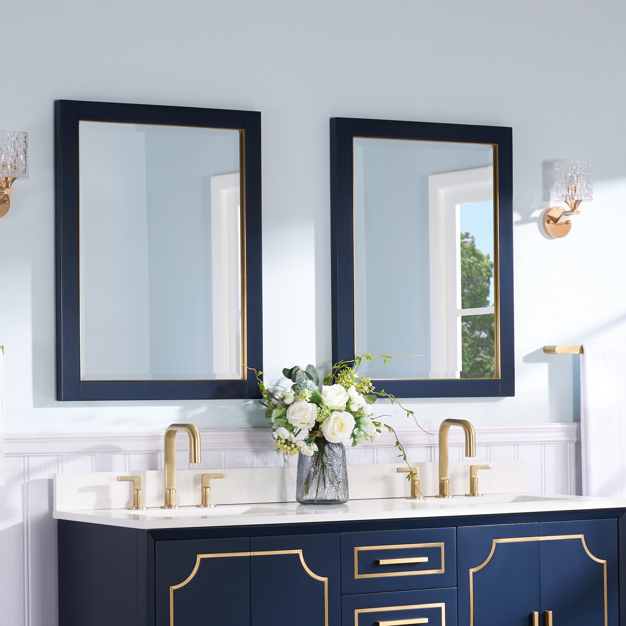 WELLFOR MD2432MR-NB Framed-Bath-Mirrors - View #2