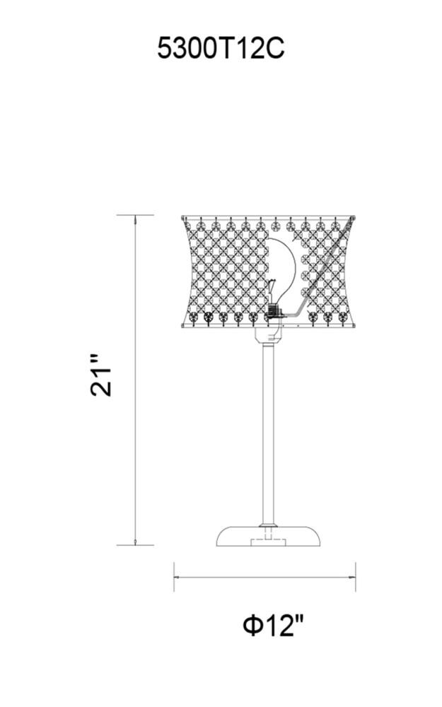 CWI Lighting 5300T12C Table-Lamps - View #2