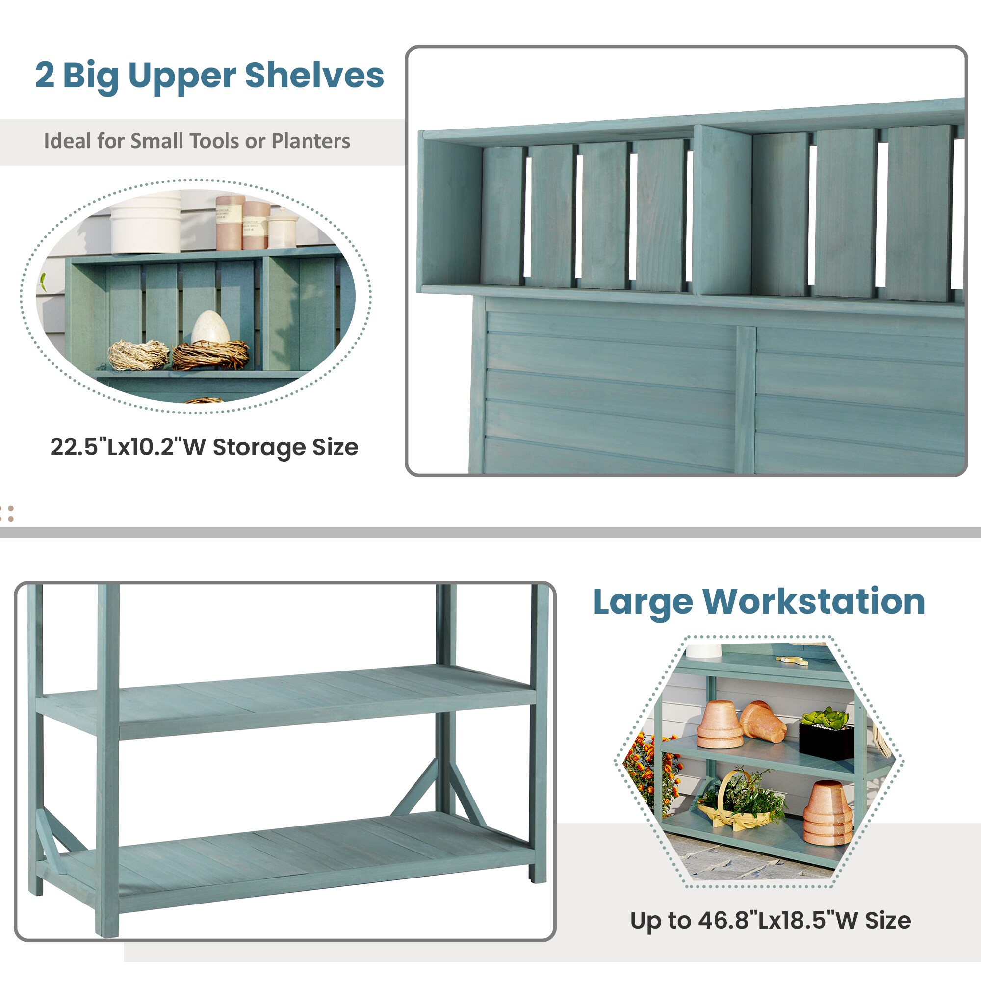 Clihome CL-TP717WF323LBL Potting-Benches - View #7