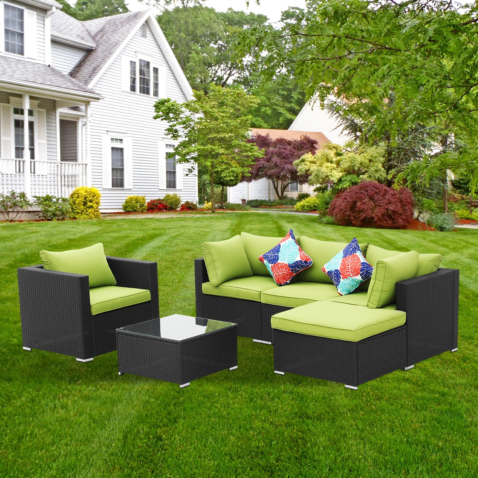 Flynama YH-V-CT-6-GR Patio-Conversation-Sets - View #5