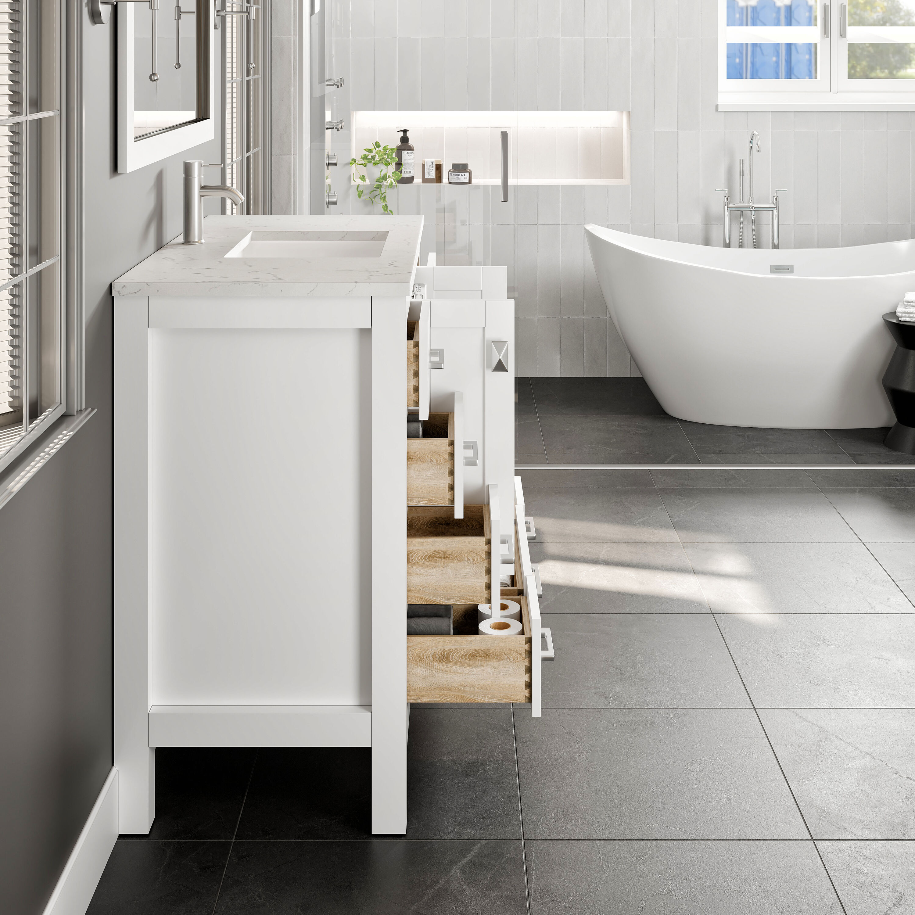 Eviva EVVN411-36X18WQ Bath-Vanity-Combo - View #5
