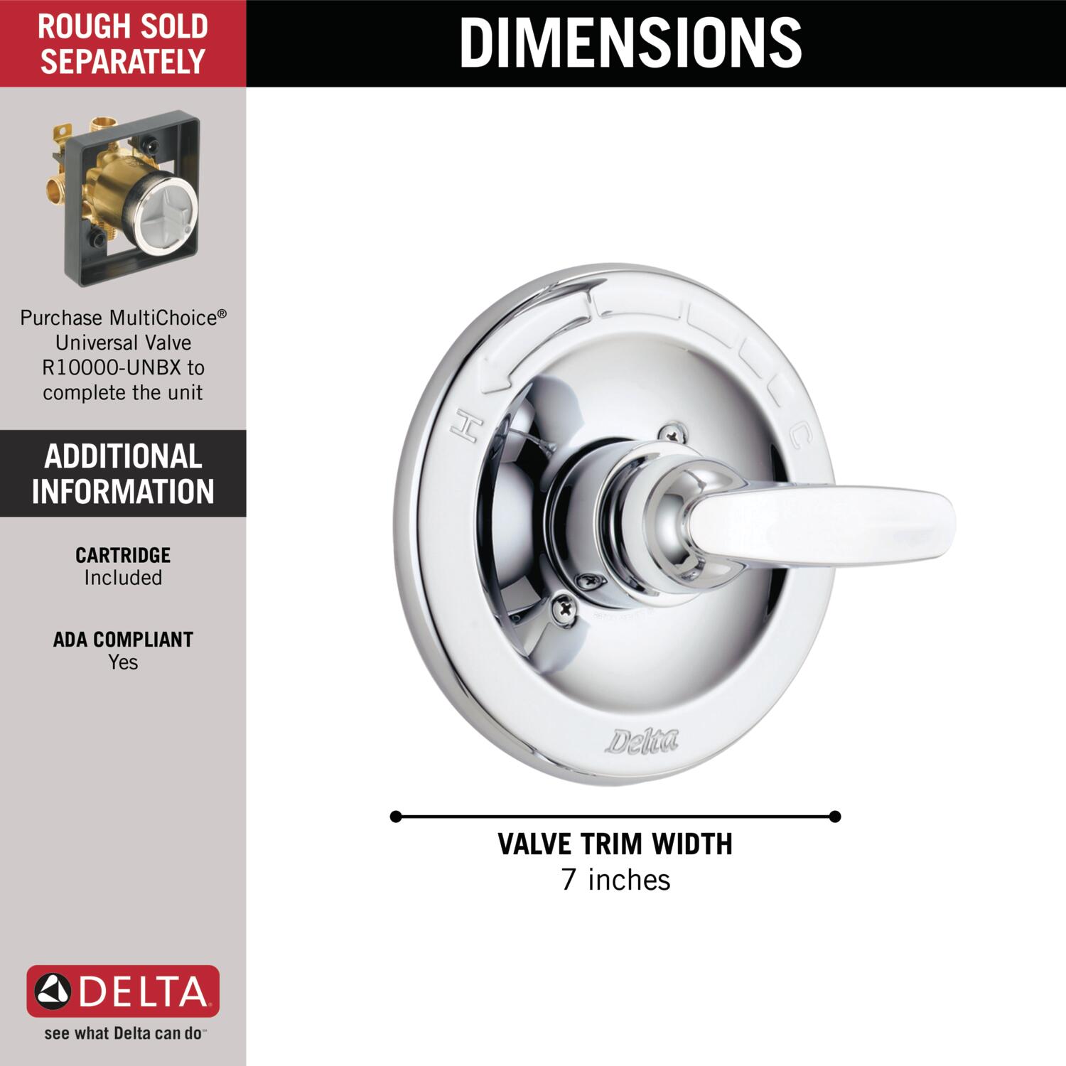 Delta BT13010 Bath-Shower-Facc - View #3