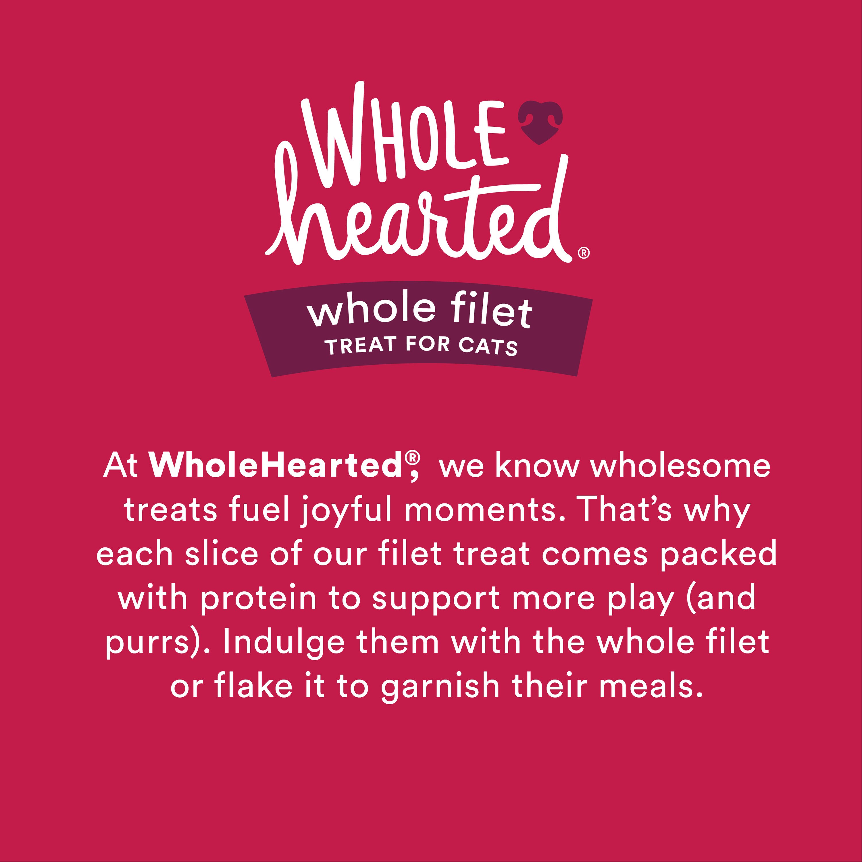 WholeHearted Protein-Rich Tuna Filet Cat Treat, 1 oz Snacks for Cat ...