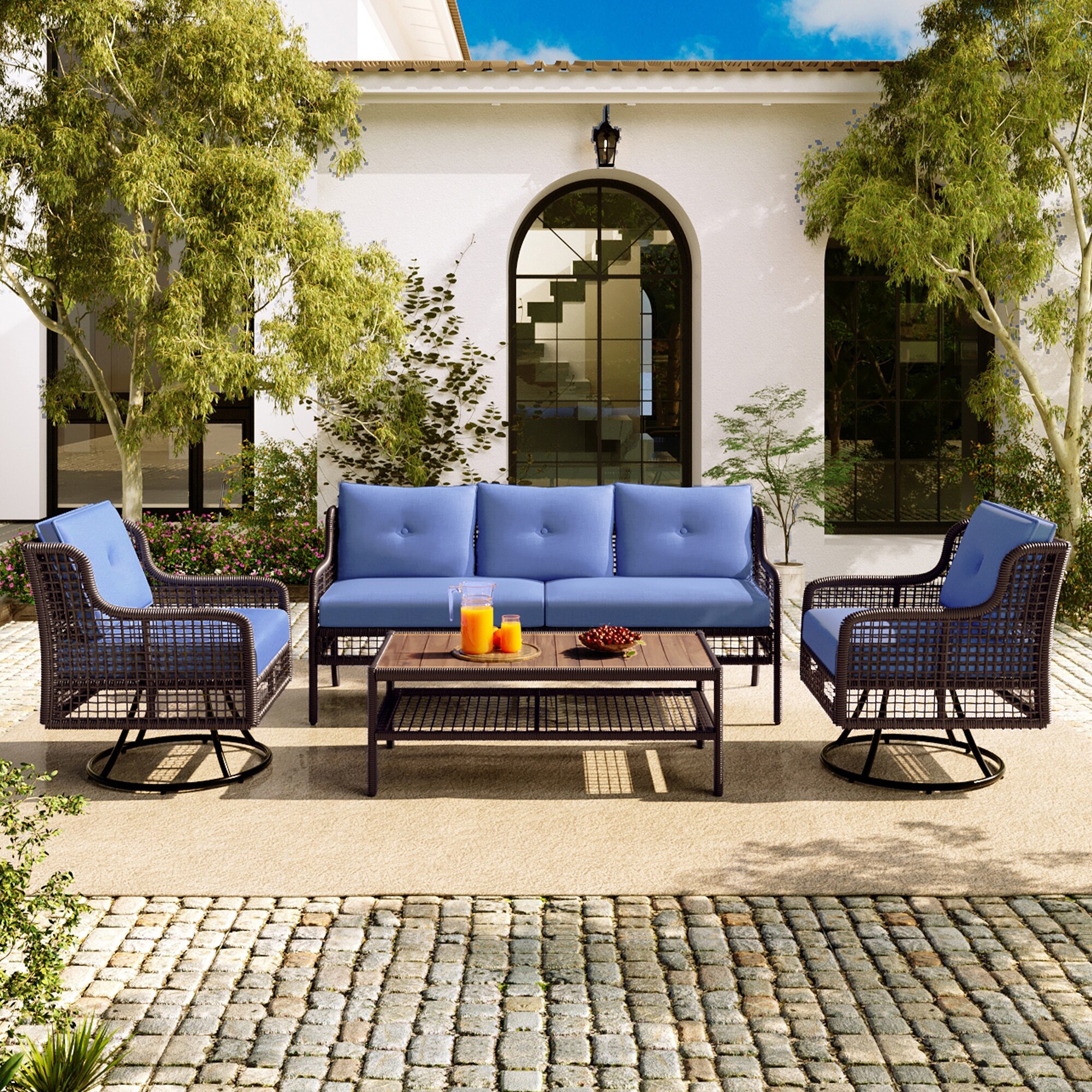 SINOFURN SYA020393GY Patio-Conversation-Sets - View #12