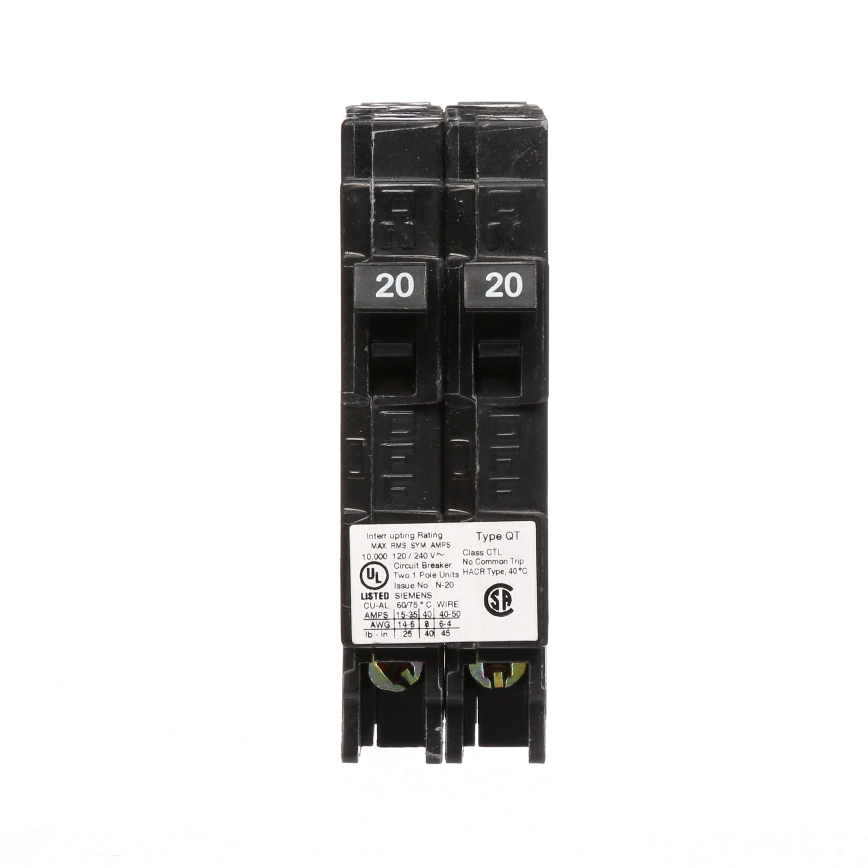 Siemens Q2020 Circuit-Breakers - View #3