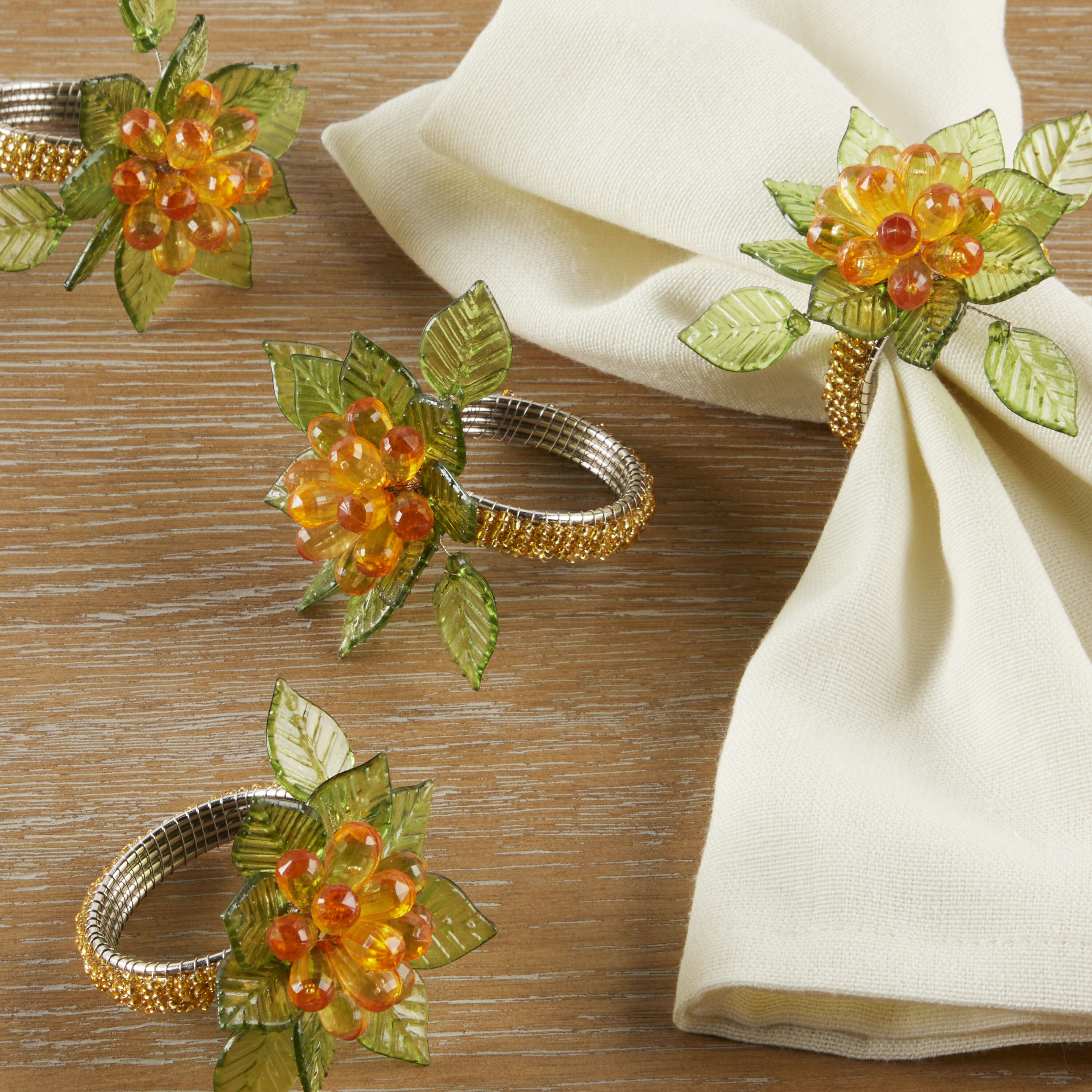 allen + roth LEAF NAPKIN RING Serveware-Accessories - View #3