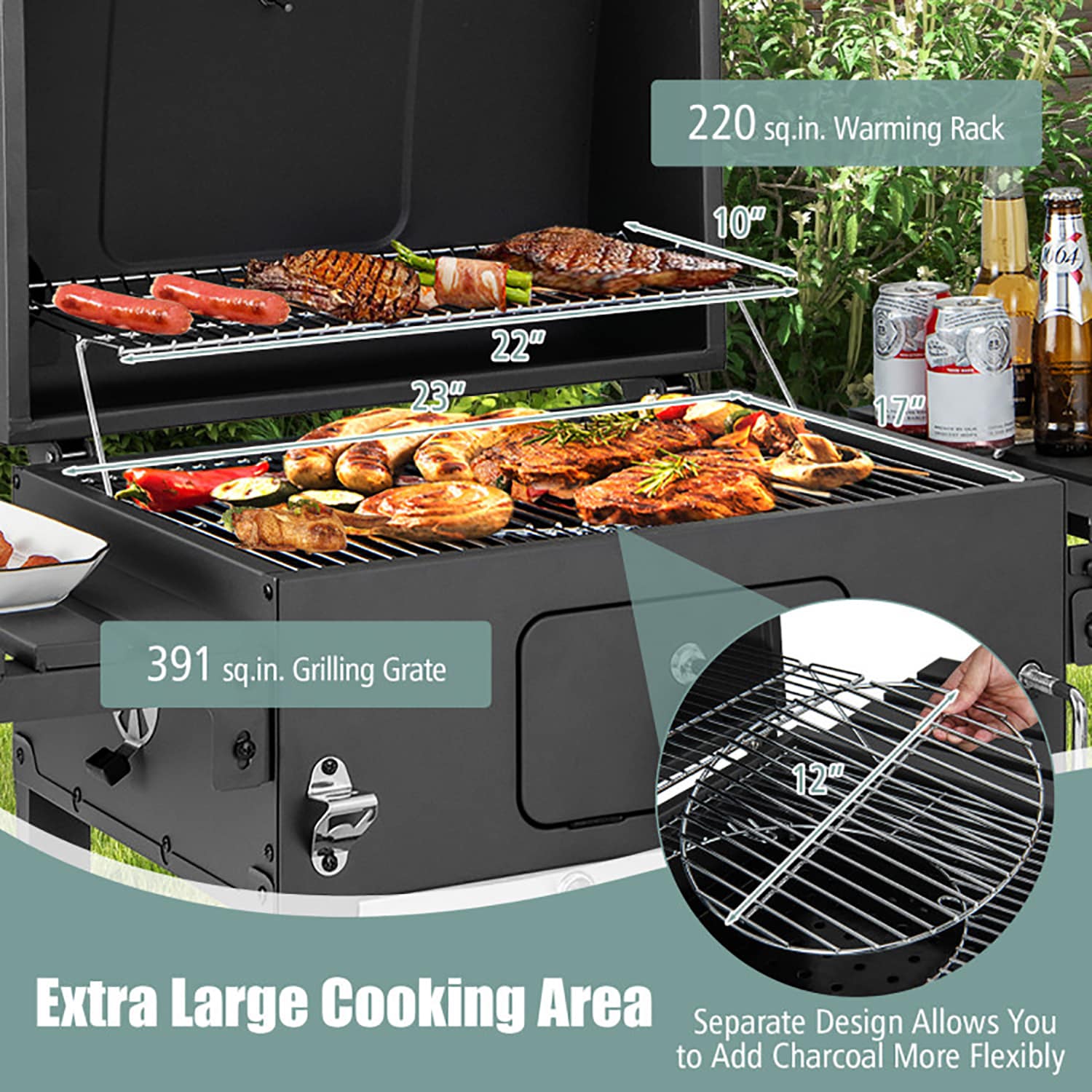 GZMR MO-NP11290 Charcoal-Grills - View #6