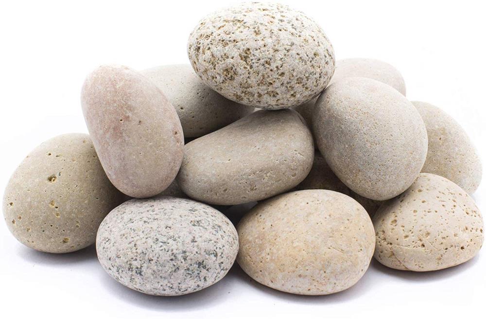 Pebbles Off white Landscaping Rock At Lowes