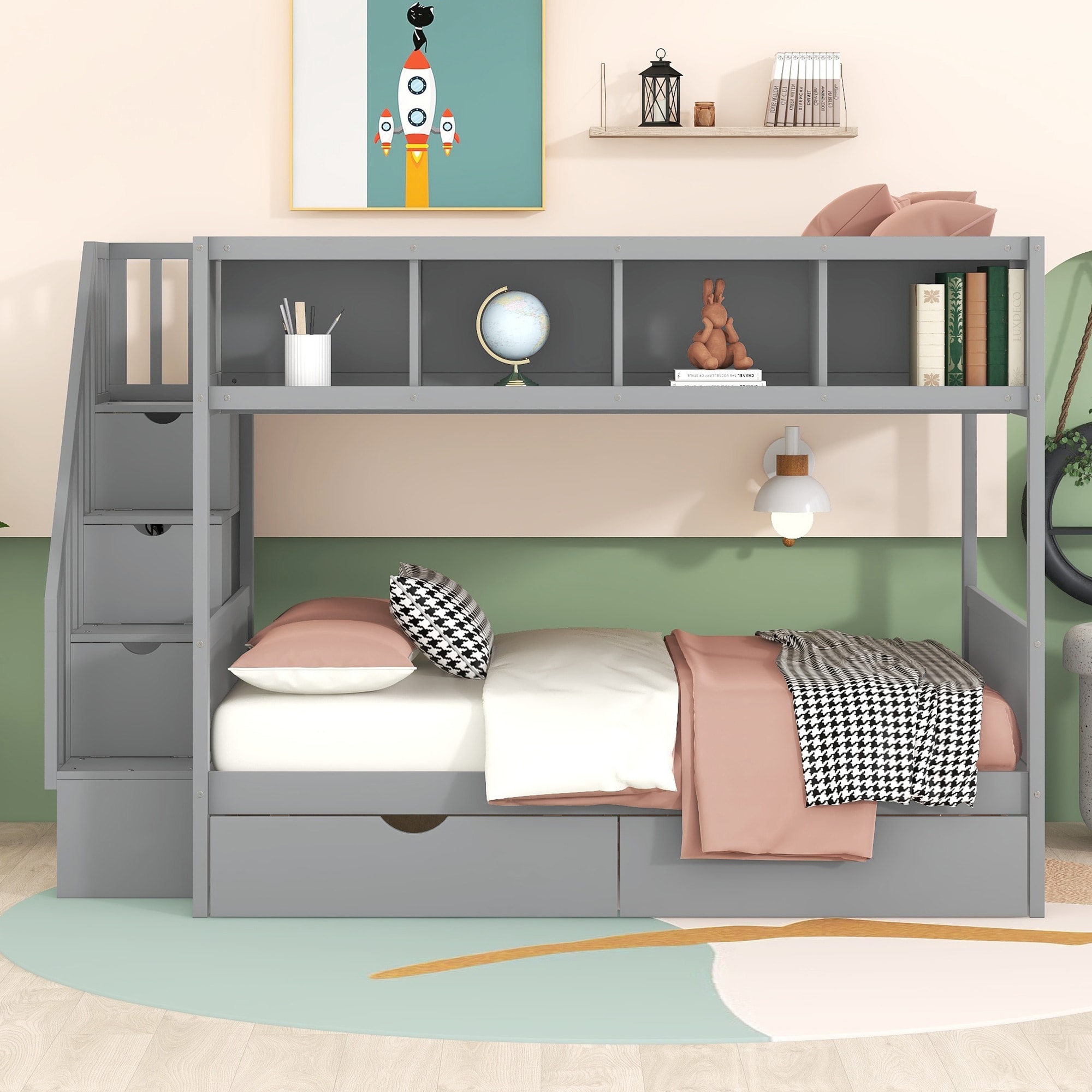 Qualler BTLE0215E Bunk-Beds - View #2