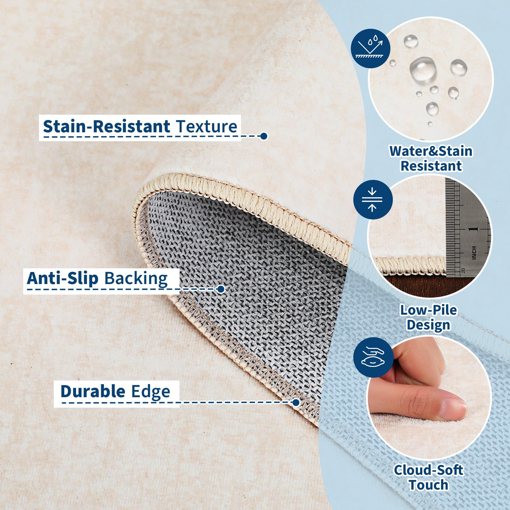 Qeetex SUNNY-PHK-33PDUS5B rugs - View #5