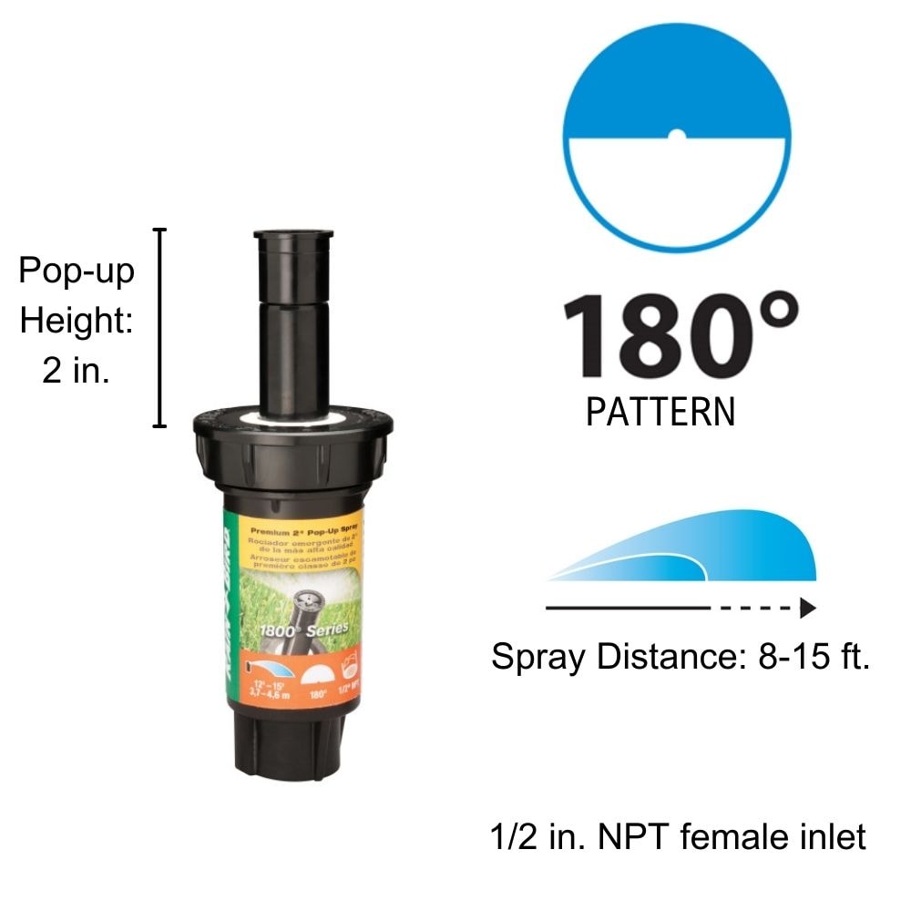 Rain Bird 1802H-25 Underground-Sprinklers - View #2