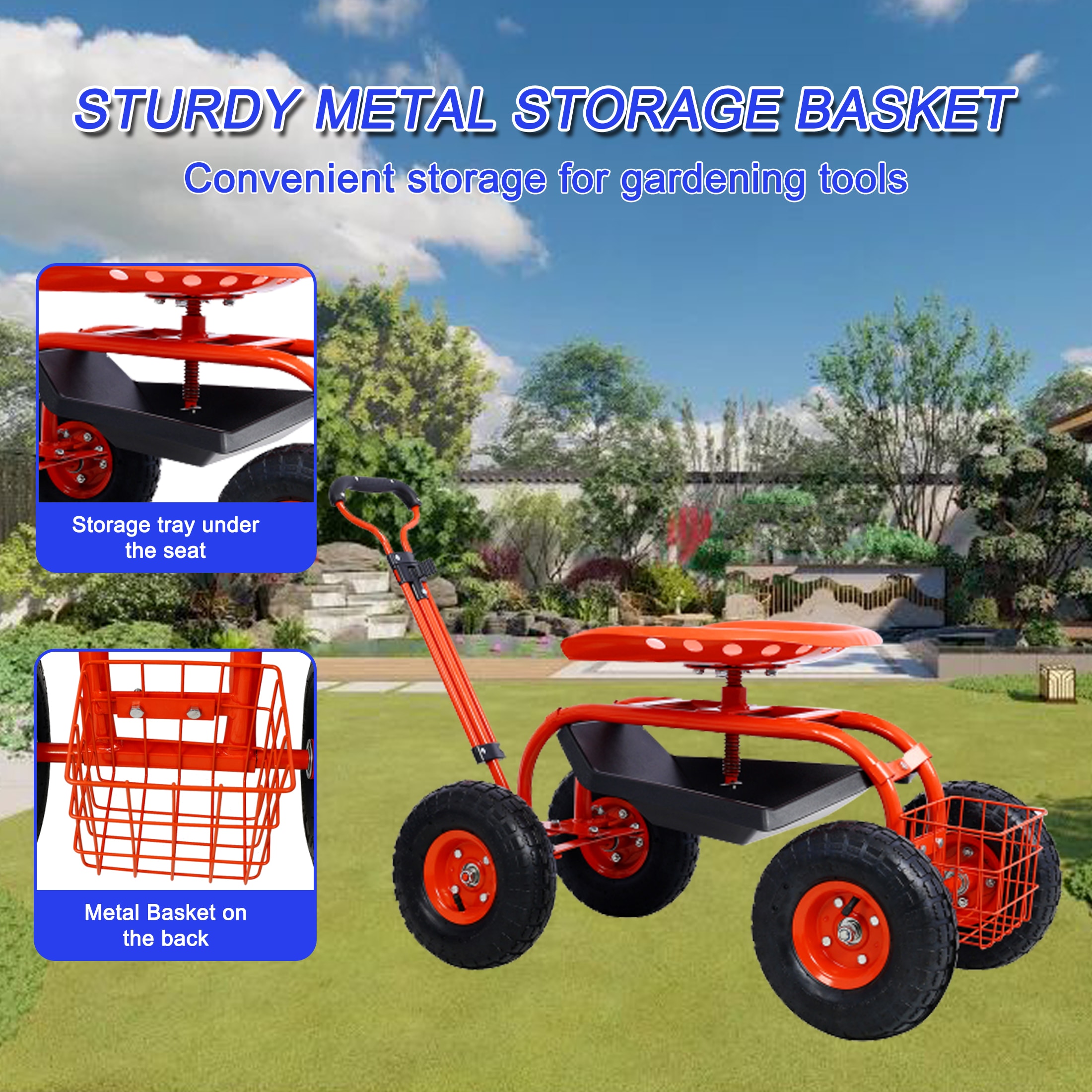 AHIOU HOME ZAZHG-P207223C Yard-Carts - View #6