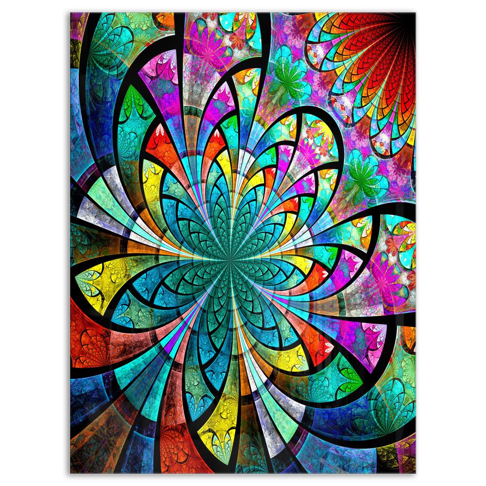 Designart MT11973-12-20 20-Inches H x 12-Inches W Floral Metal Print