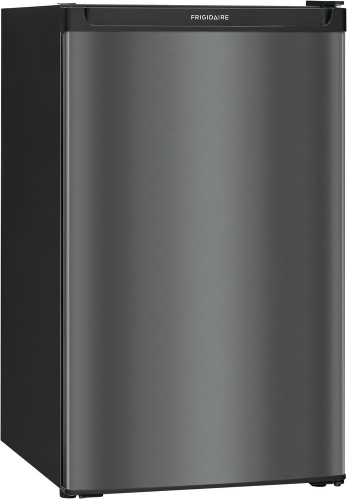 4.4 Cu ft One-Door No Freezer Mini Fridge, Black Stainless Steel Look  E-Star NEW