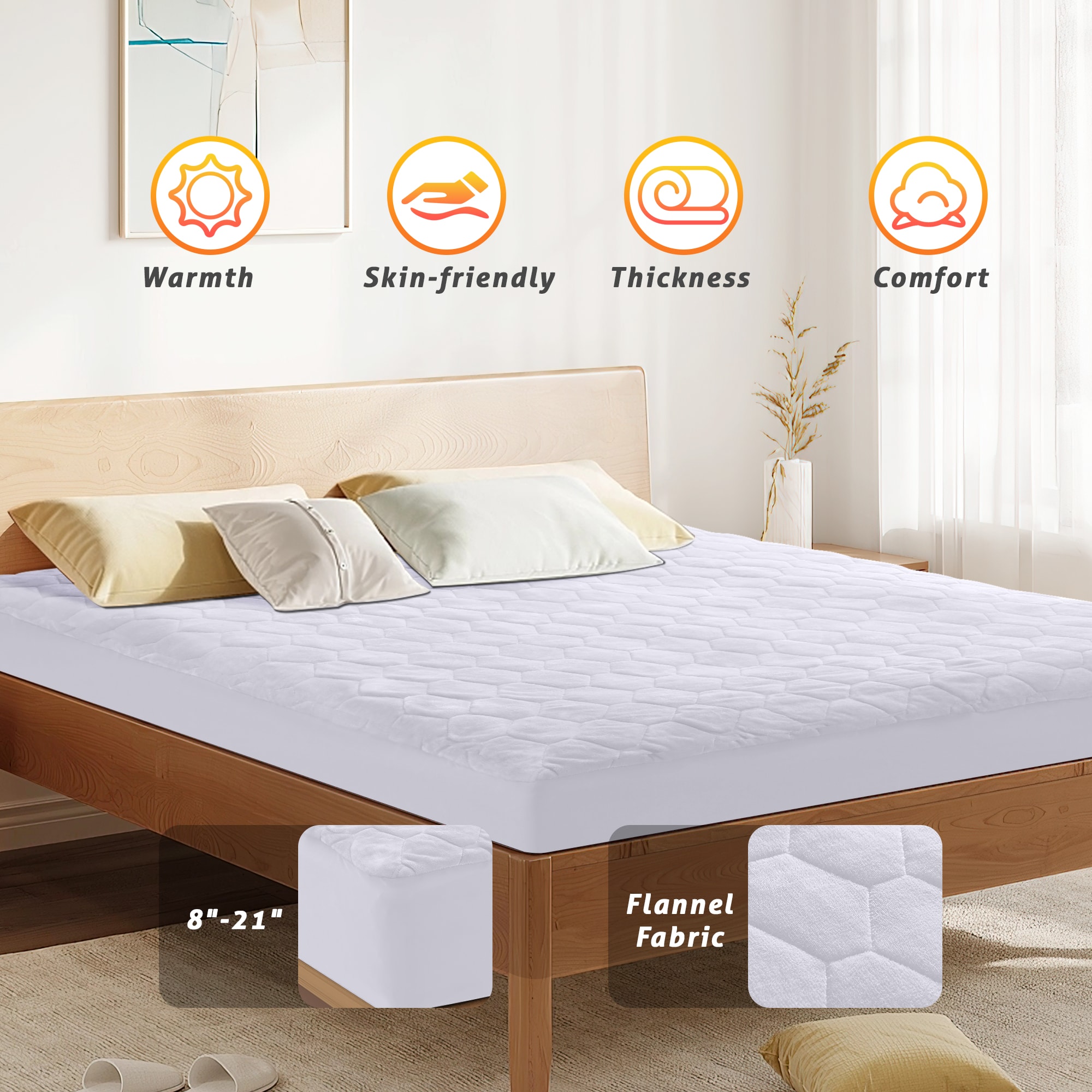 JEAREY JE-YHFG-BK-CK Mattress-Covers - View #2