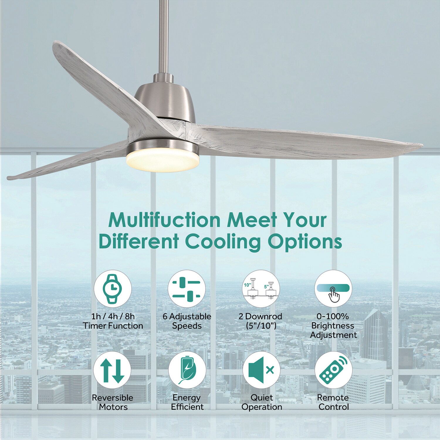Maincraft 56K001-SL Ceiling-Fans - View #3