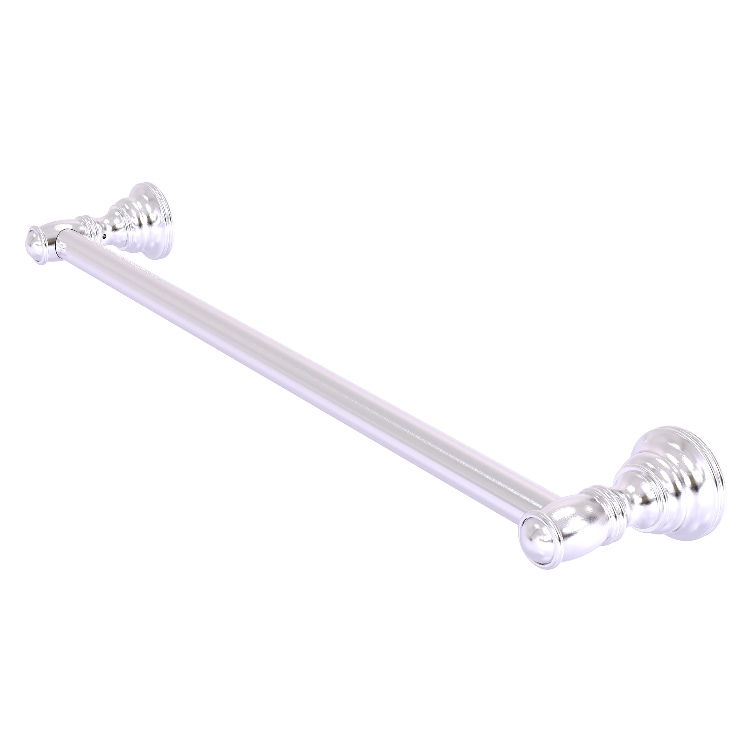 Allied Brass CL-41-24-SCH Carolina 24-in Satin Chrome Wall mount Single Towel Bar