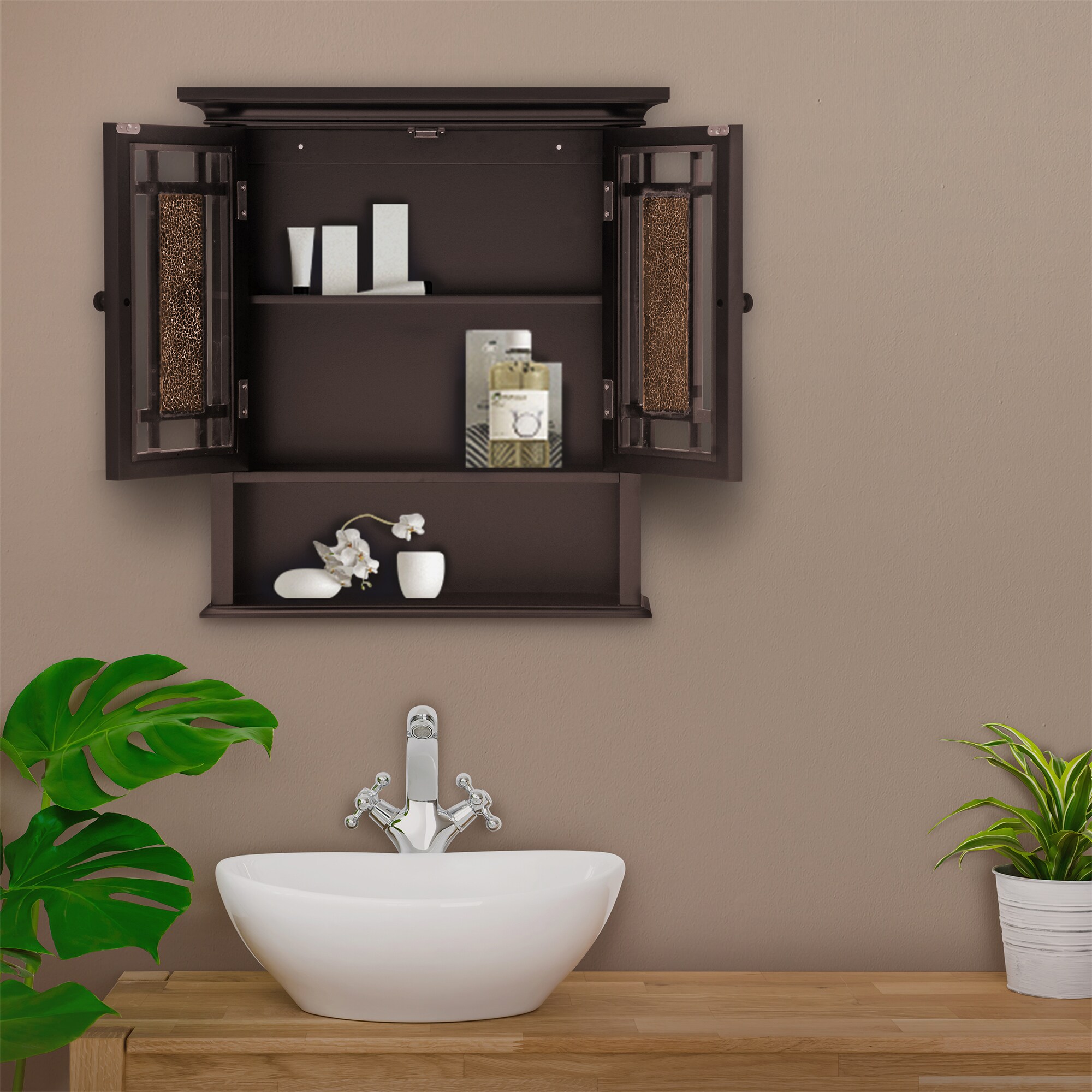 Teamson Home ELG-532 Bathroom-Wall-Cabinets - View #8