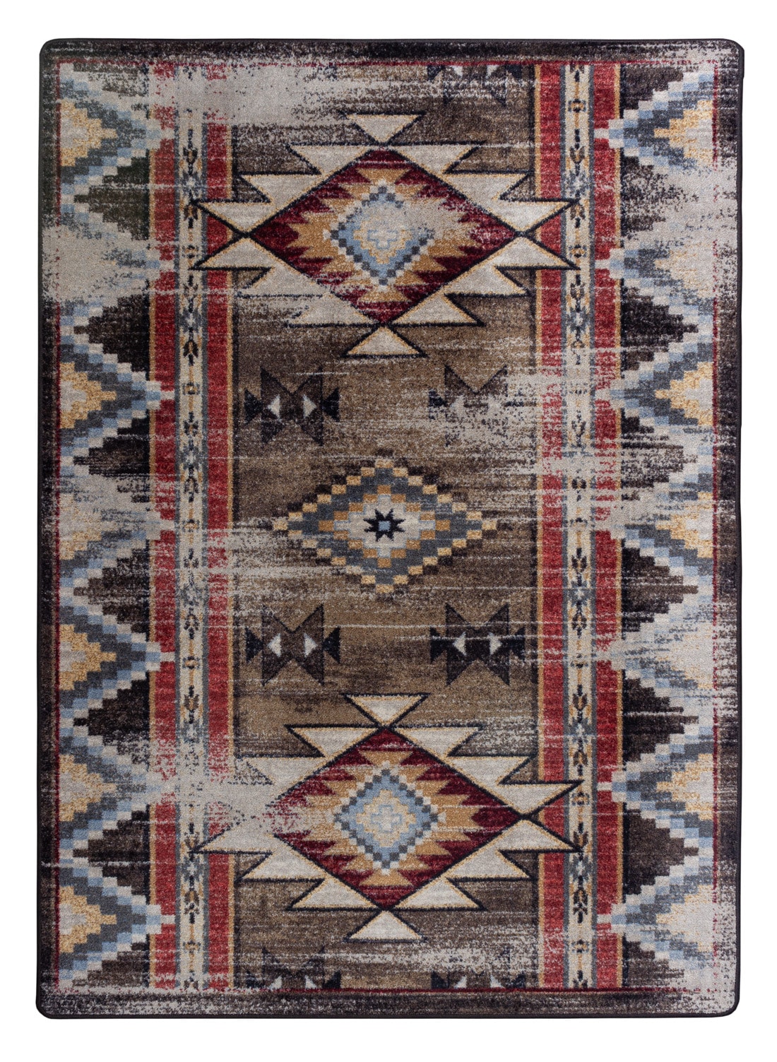 Red Canyon Natural Rug - 3 x 4, Black Forest Decor