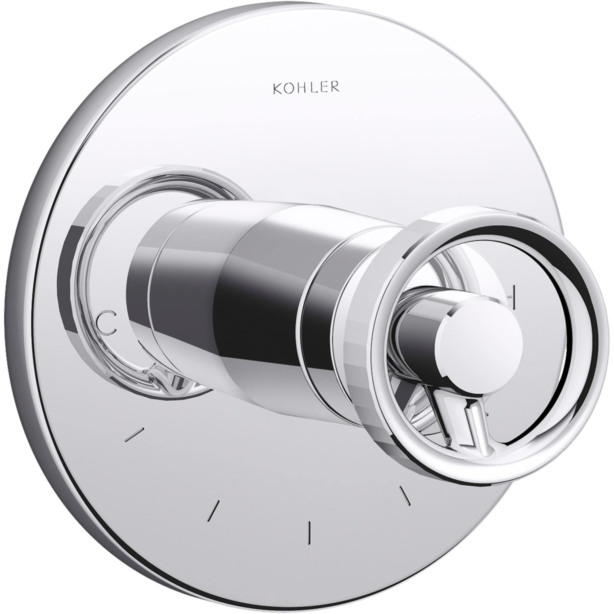 KOHLER K-T78027-9-CP Polished Chrome Knob Shower Faucet Handle