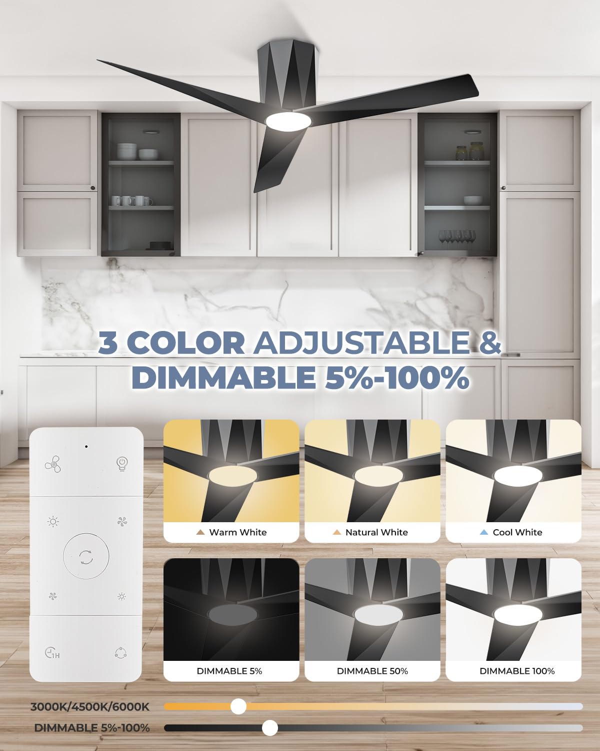 TALOYA TLY-ZT-BK-X52 Ceiling-Fans - View #3