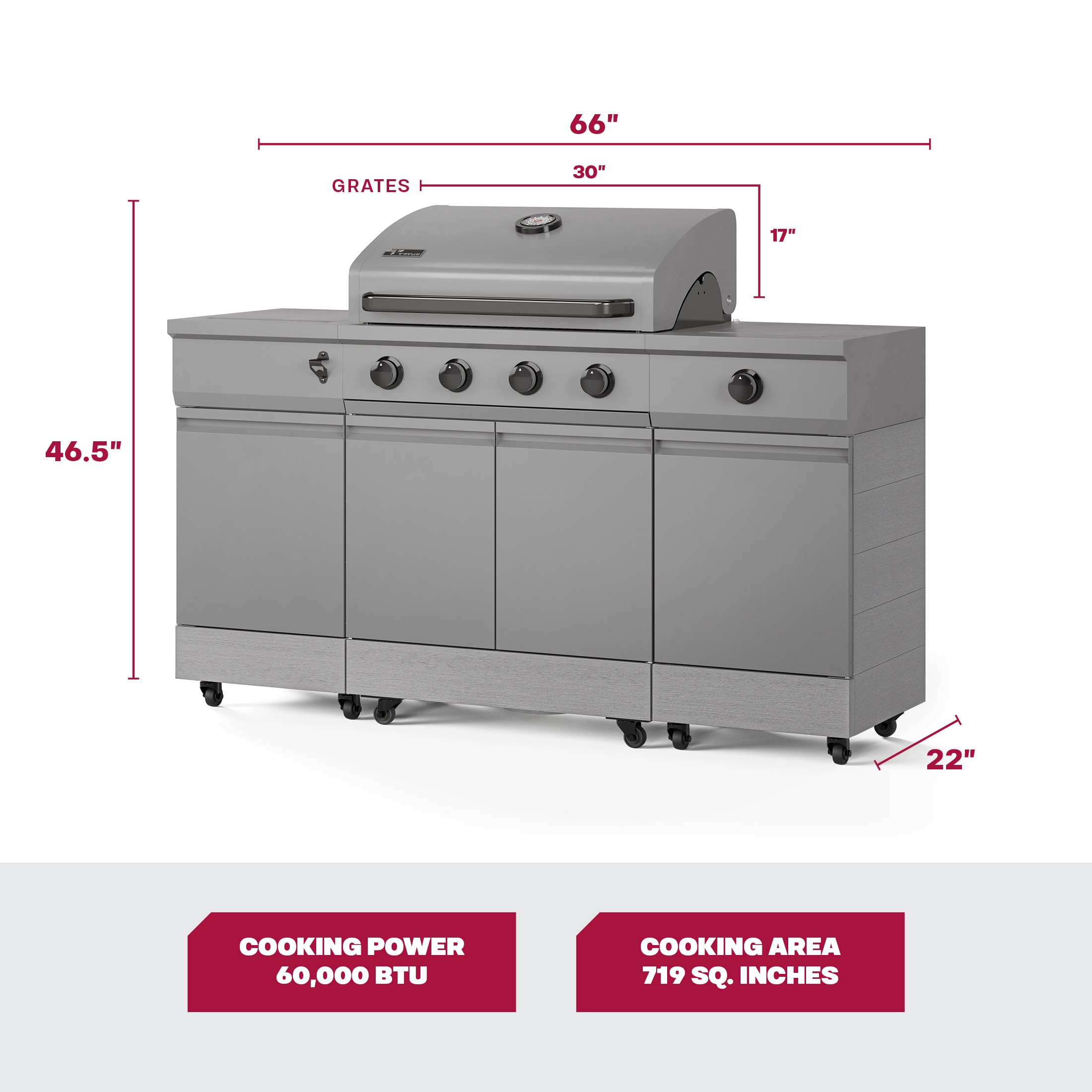 TYTUS TDT-021-0105 Gas-Grill - View #5