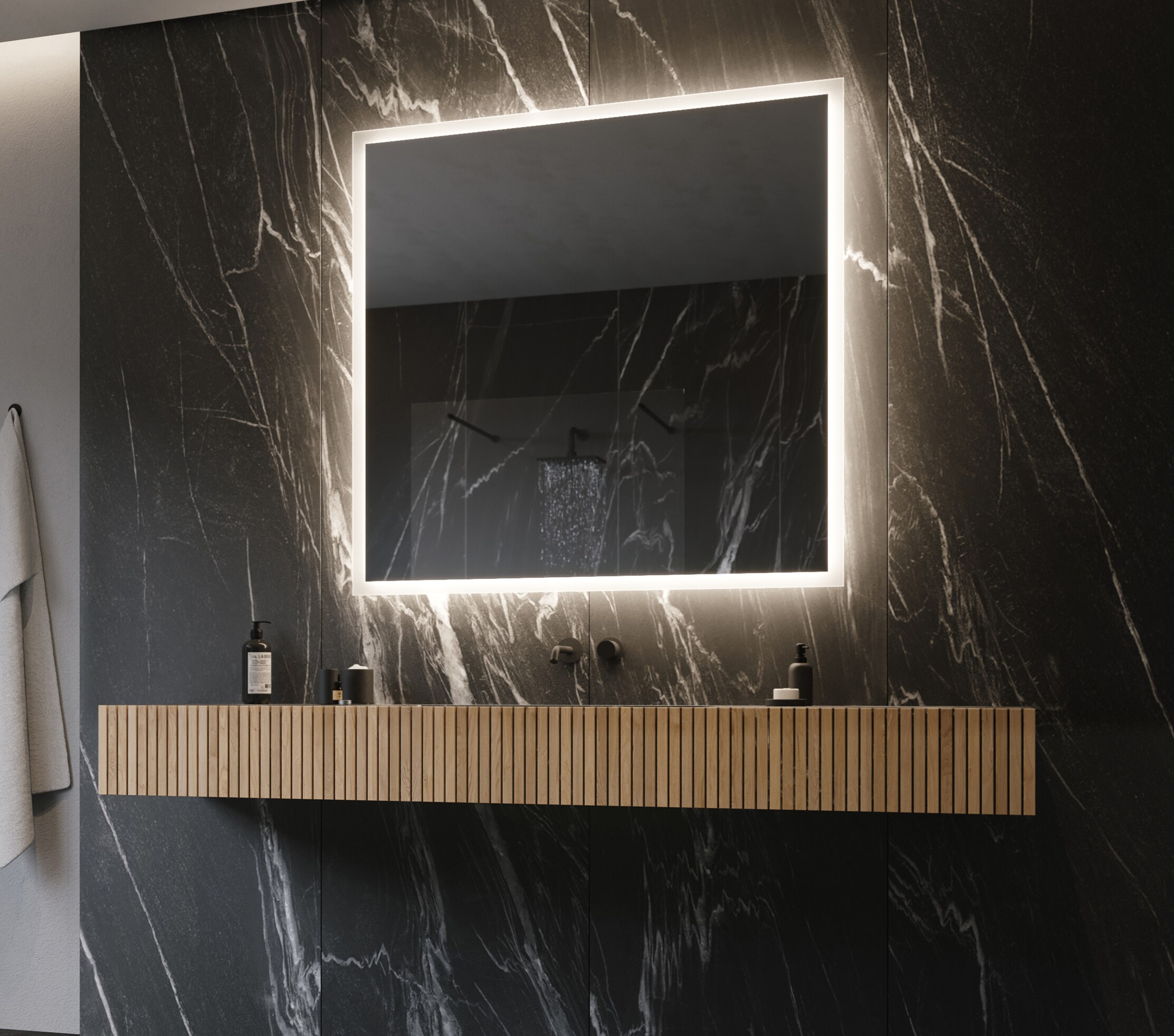 PARIS MIRROR RECTX42426000 Framed-Bath-Mirrors - View #4