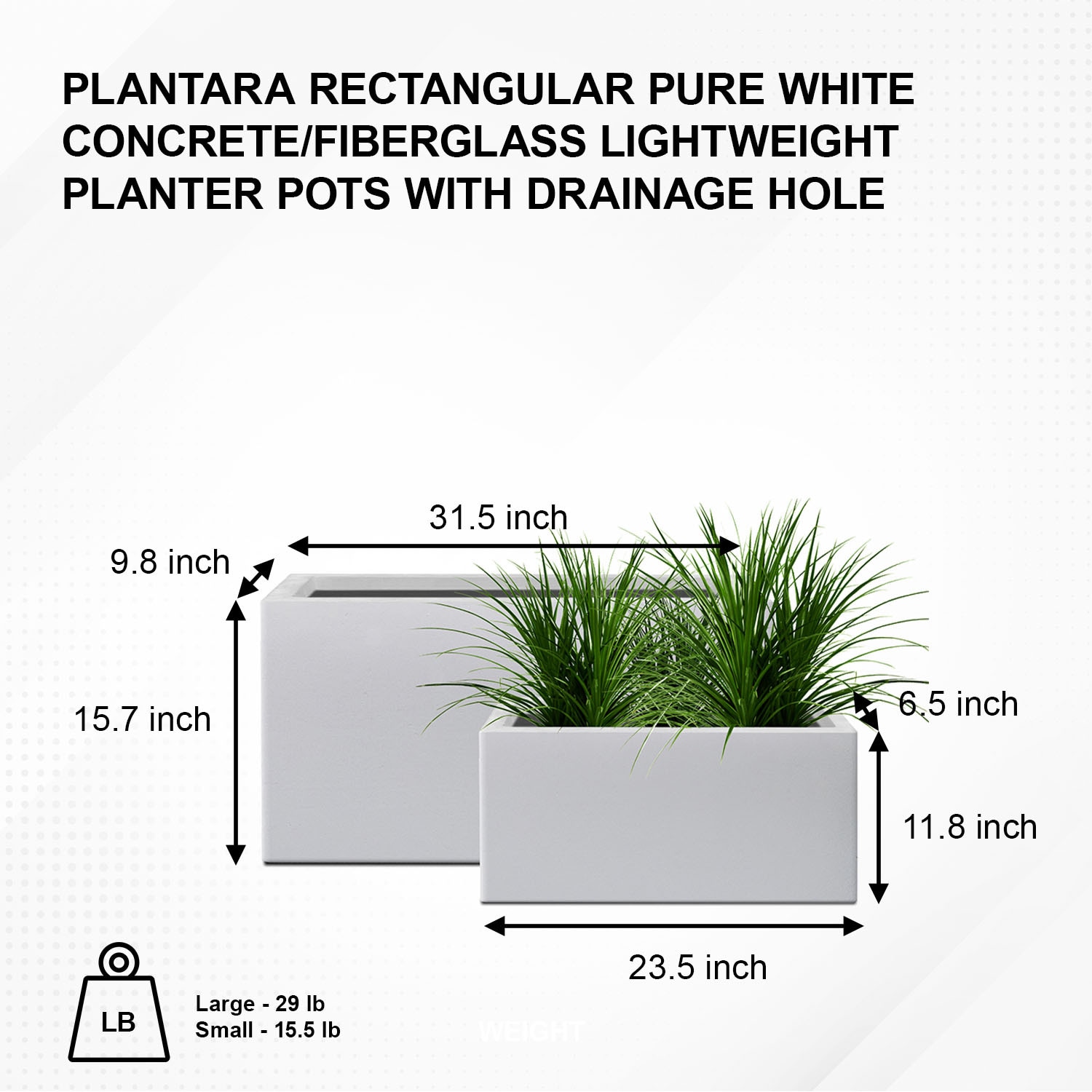 PLANTARA PA0264AC-8011 Planter-Window-Box - View #8