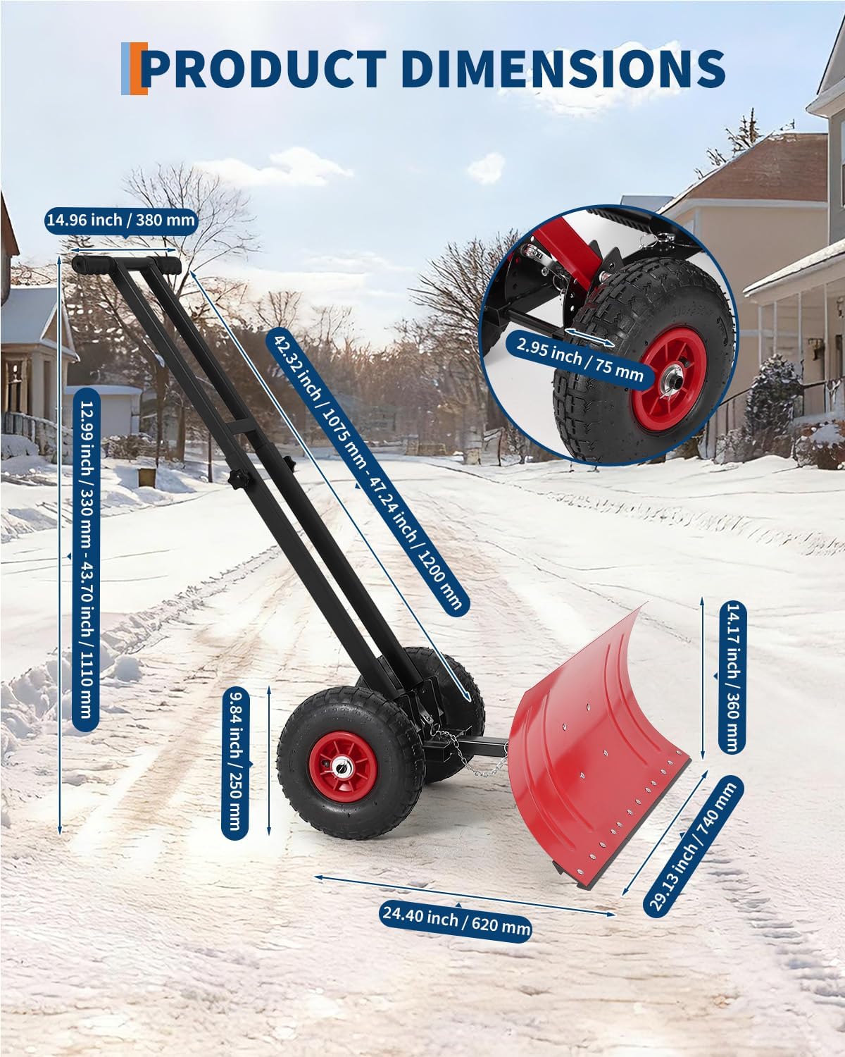 IdealHouse JOEY-F4KUIEB29OQT Snow-Shovels - View #2