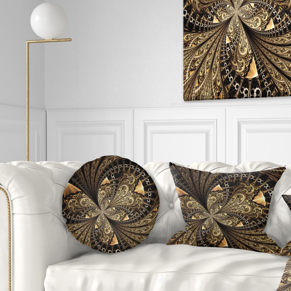 Designart CU12178-12-20 12-in x 20-in Black Indoor Decorative Pillow